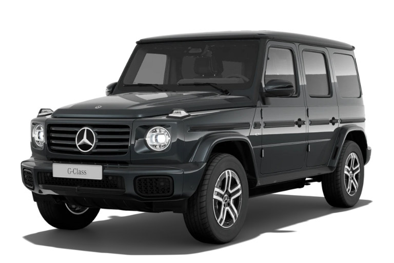 Mercedes-Benz G 580 E standard med svart metallic lakk