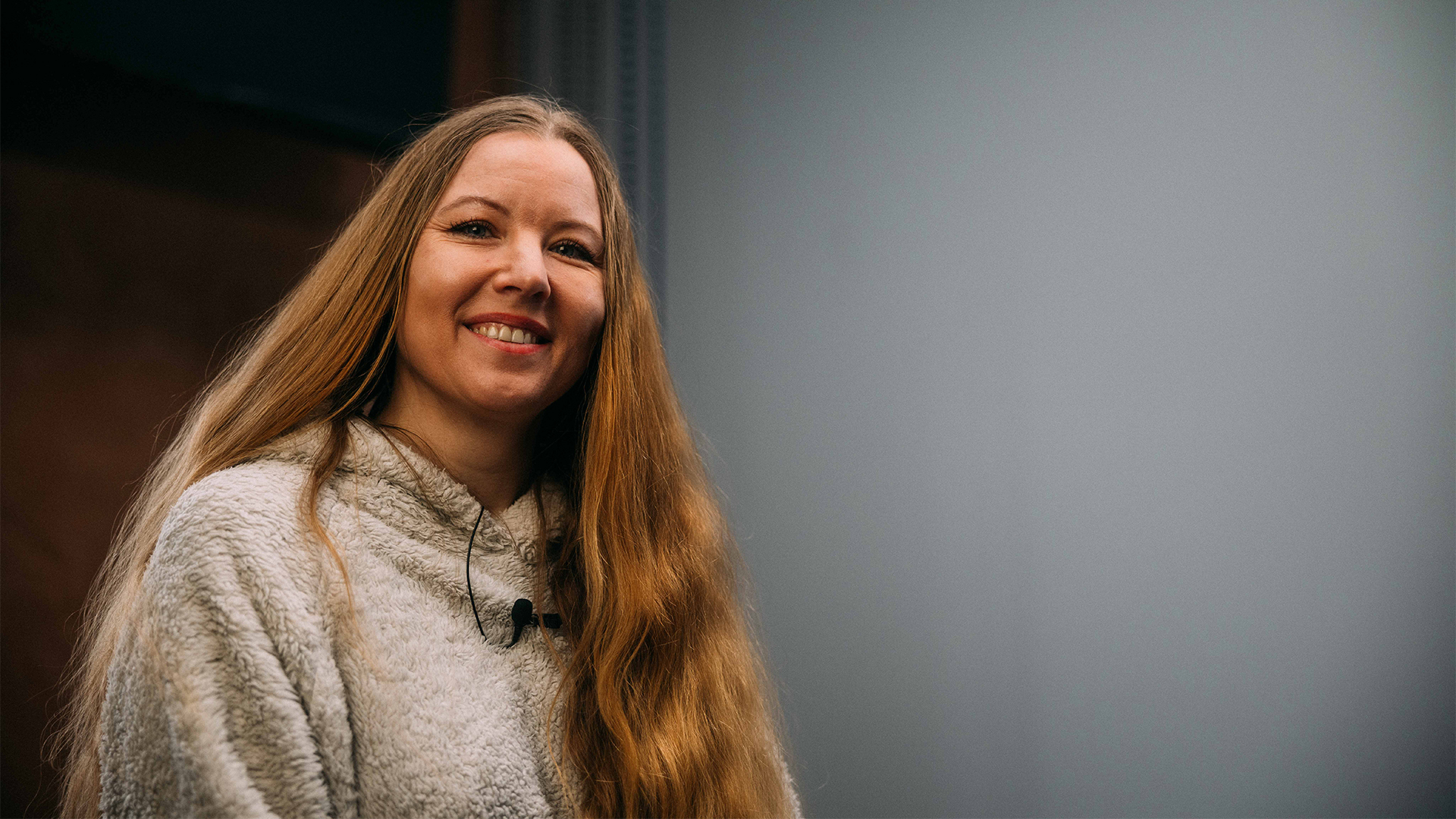 Anna som smiler