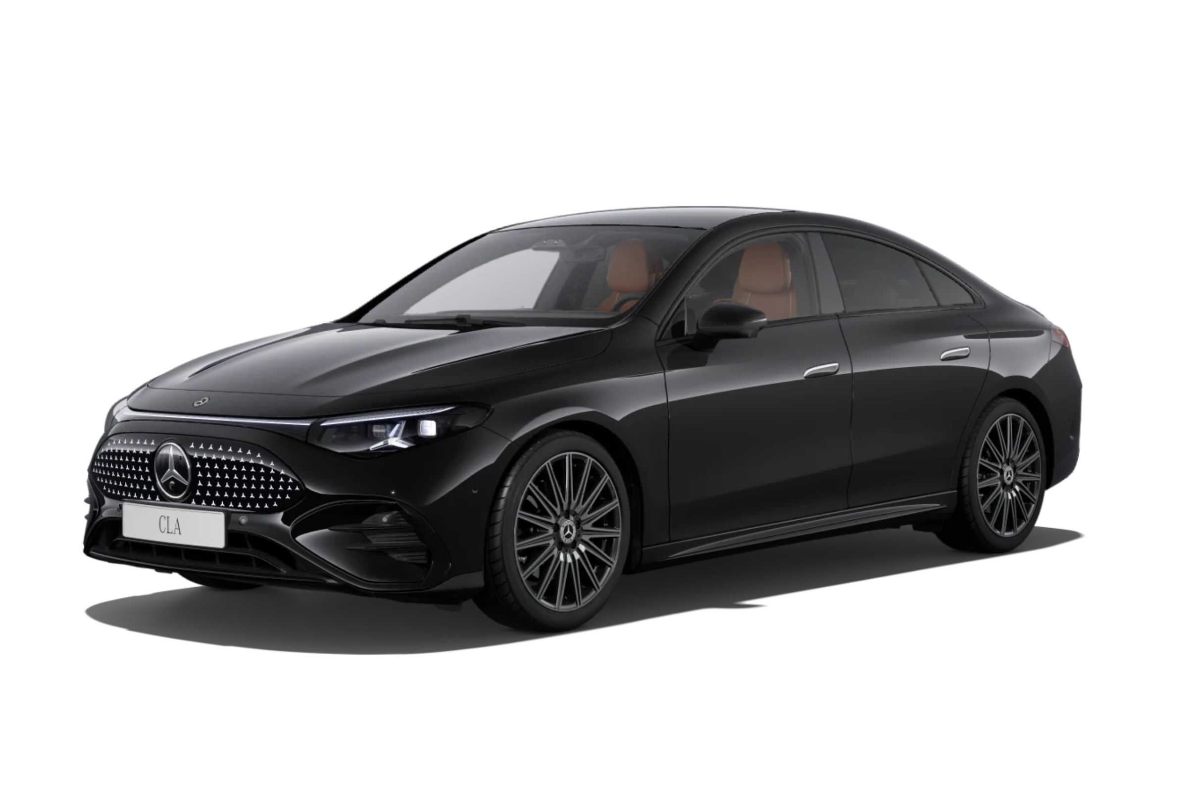 Mercedes-Benz CLA 4MATIC i svart metallic lakk og AMG styling