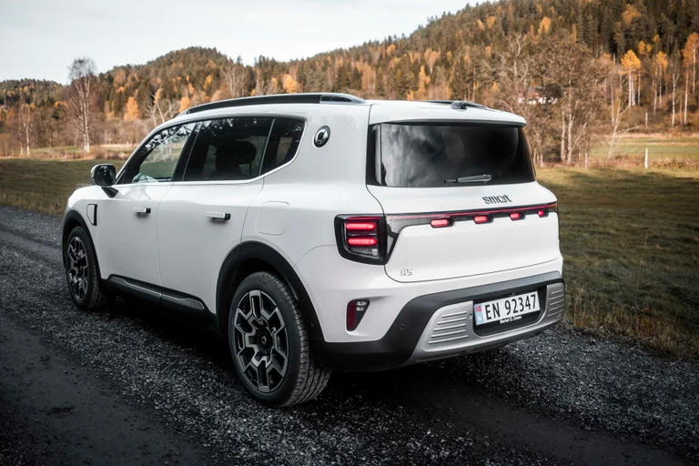 Nye smart #5 Pulse i hvit metallic lakk