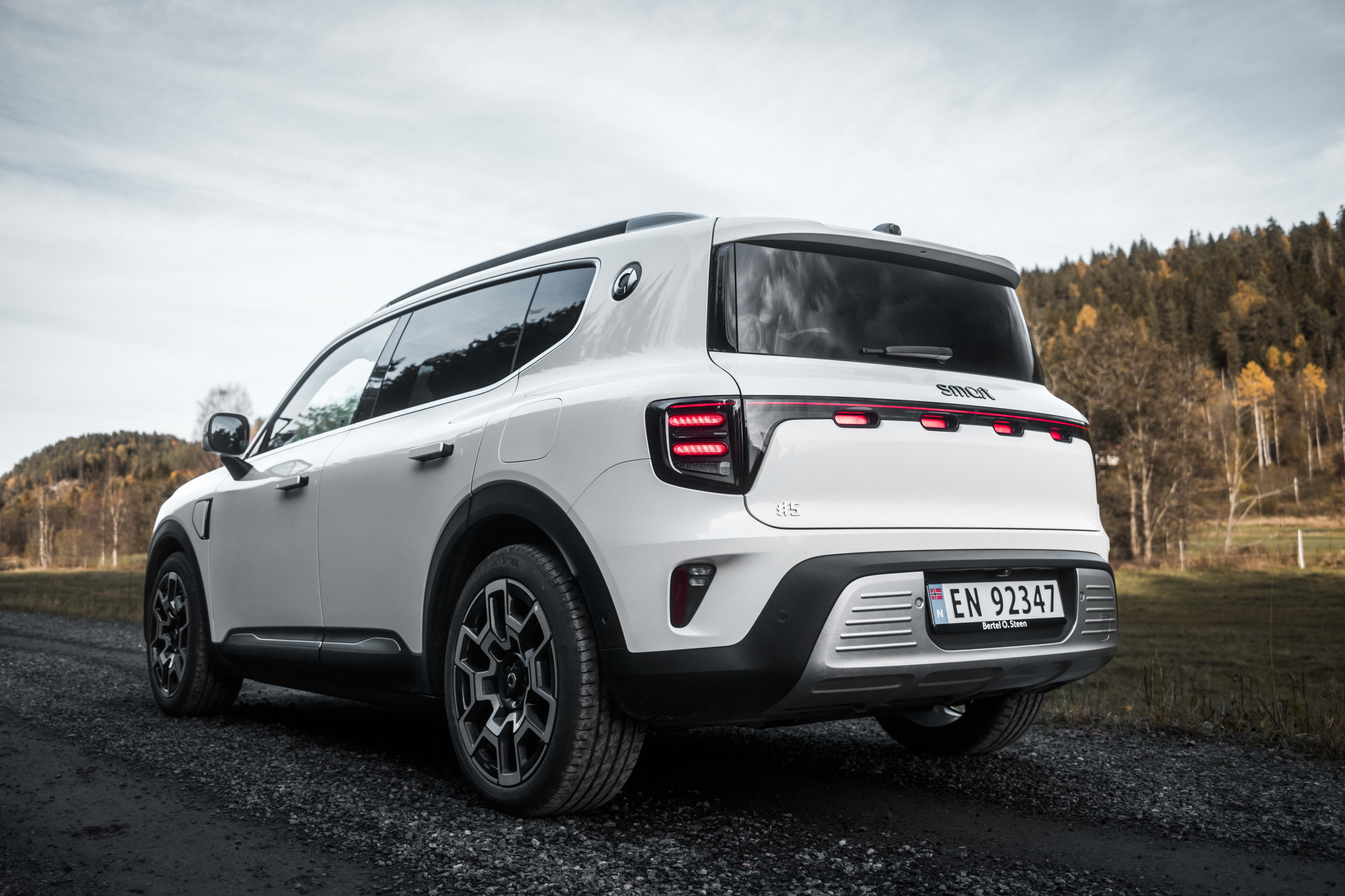 smart #5 Pulse i hvit metallic lakk
