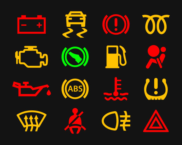 Ulike varsellamper for bilen