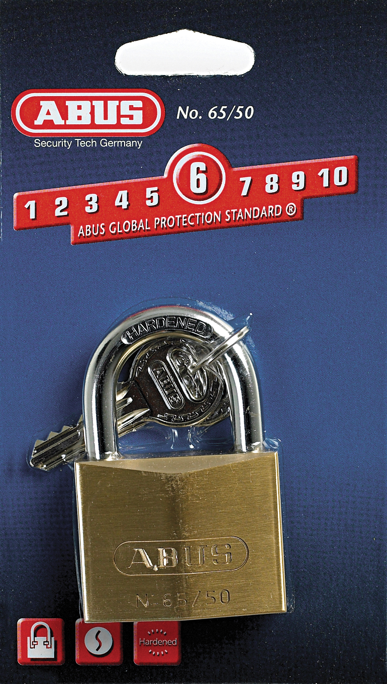 HENGELÅS ABUS 65/50 MESSING