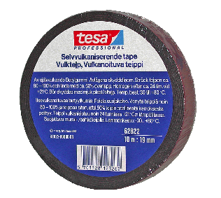 VULKETAPE 10MX19MM SORT 62822
