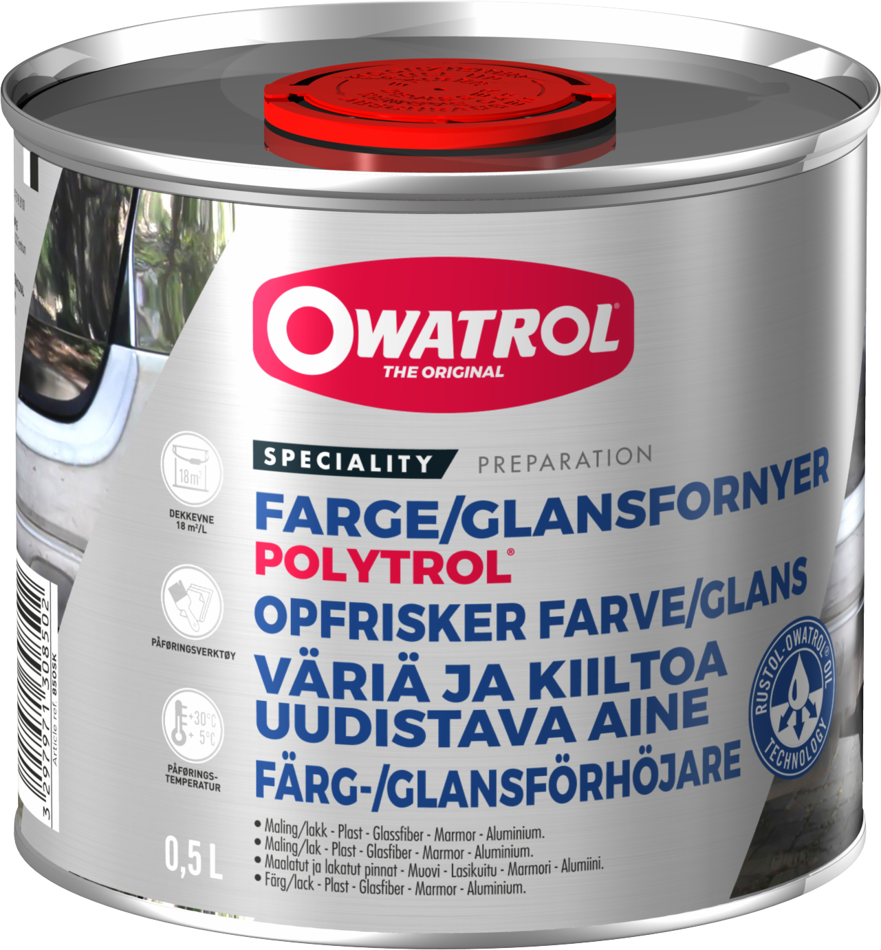 FARGEFORNYER 0,5L POLYTROL