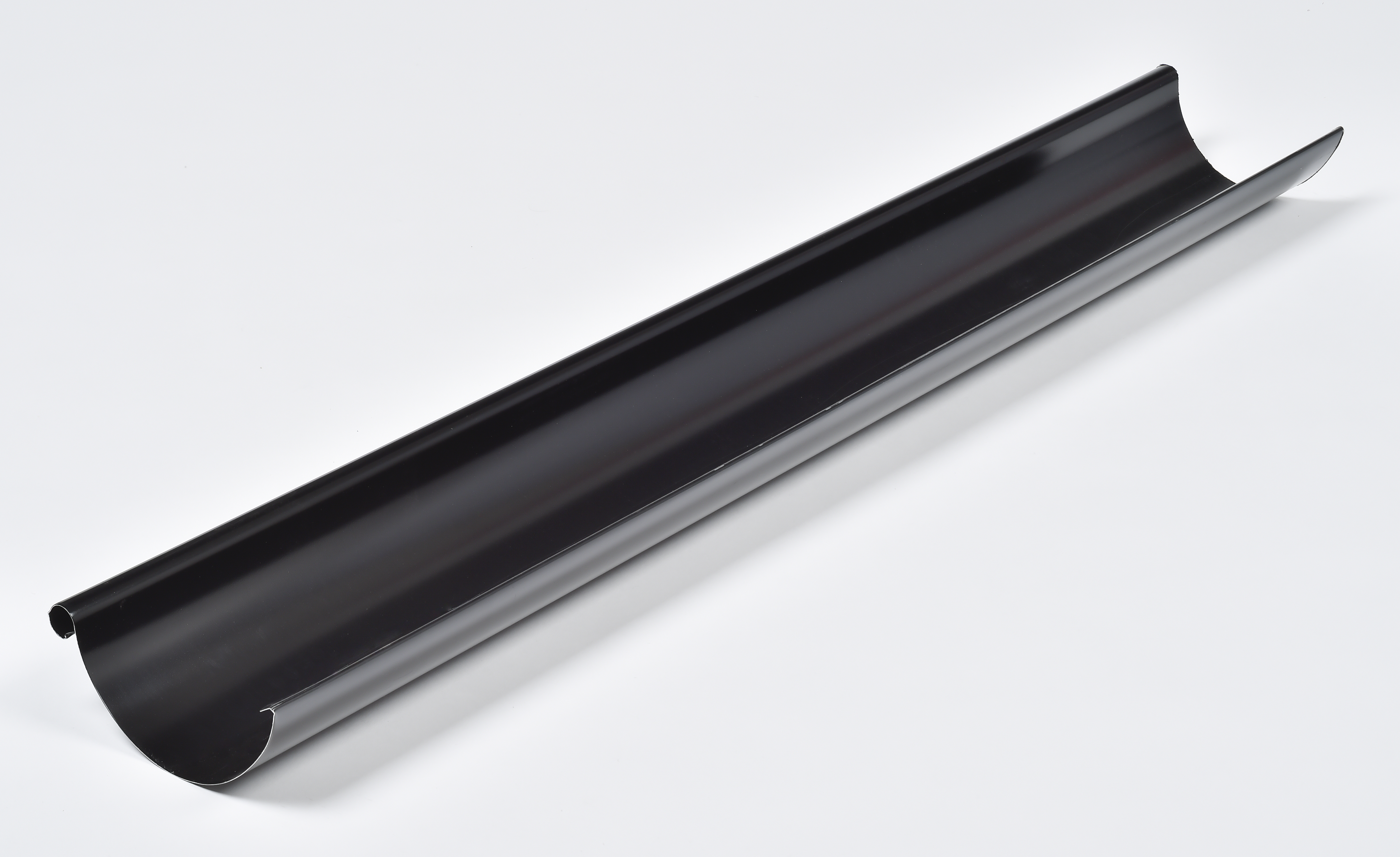 TAKRENNE STÅL 125MM 4M SORT ISOLA