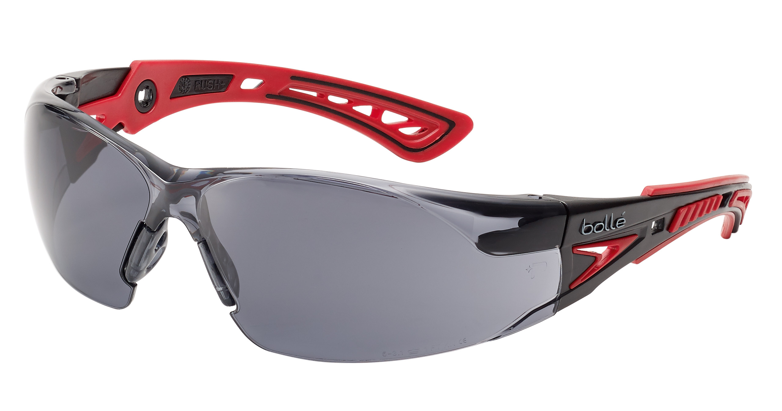 VERNEBRILLE RUSH+ PLAT GRÅ