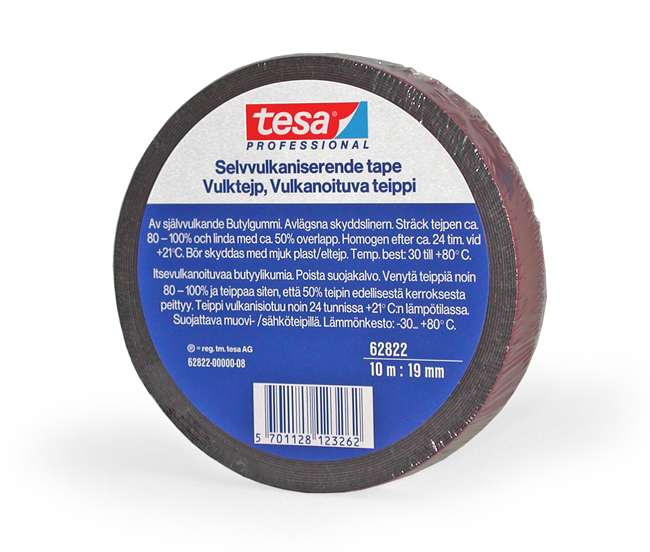 VULKETAPE 10MX19MM SORT 62822