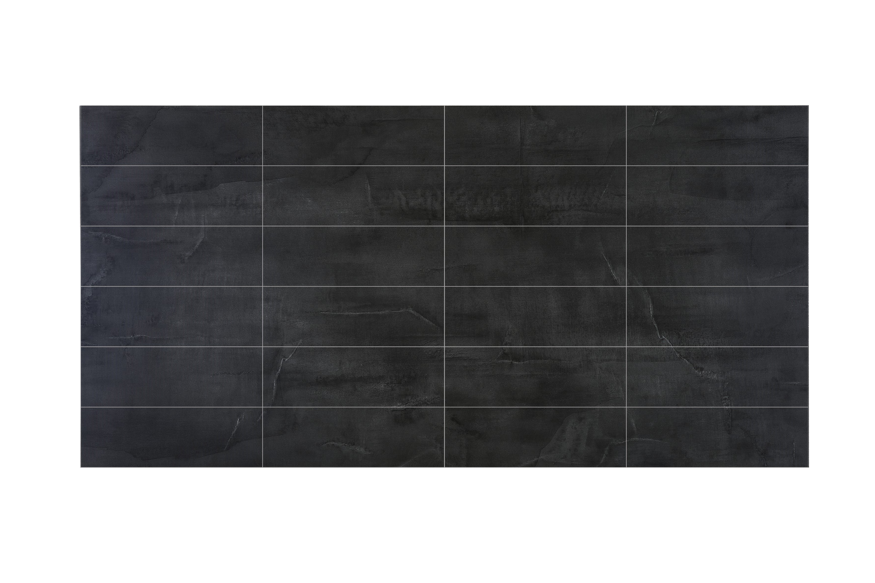 KJØKKENPLATE SORT KALK 10X30