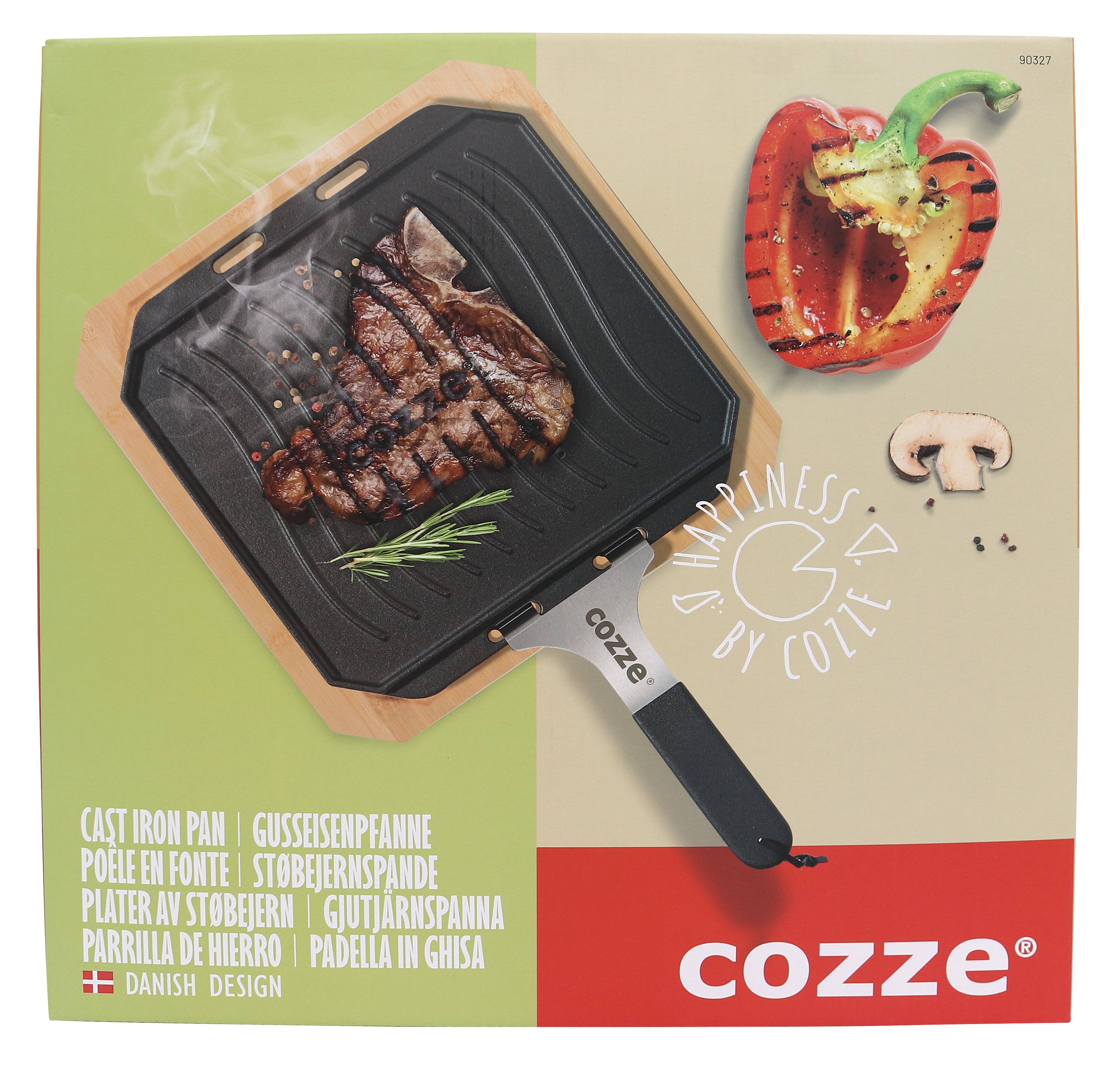 COZZE STØPEJERNSPANNE 30X30 CM
