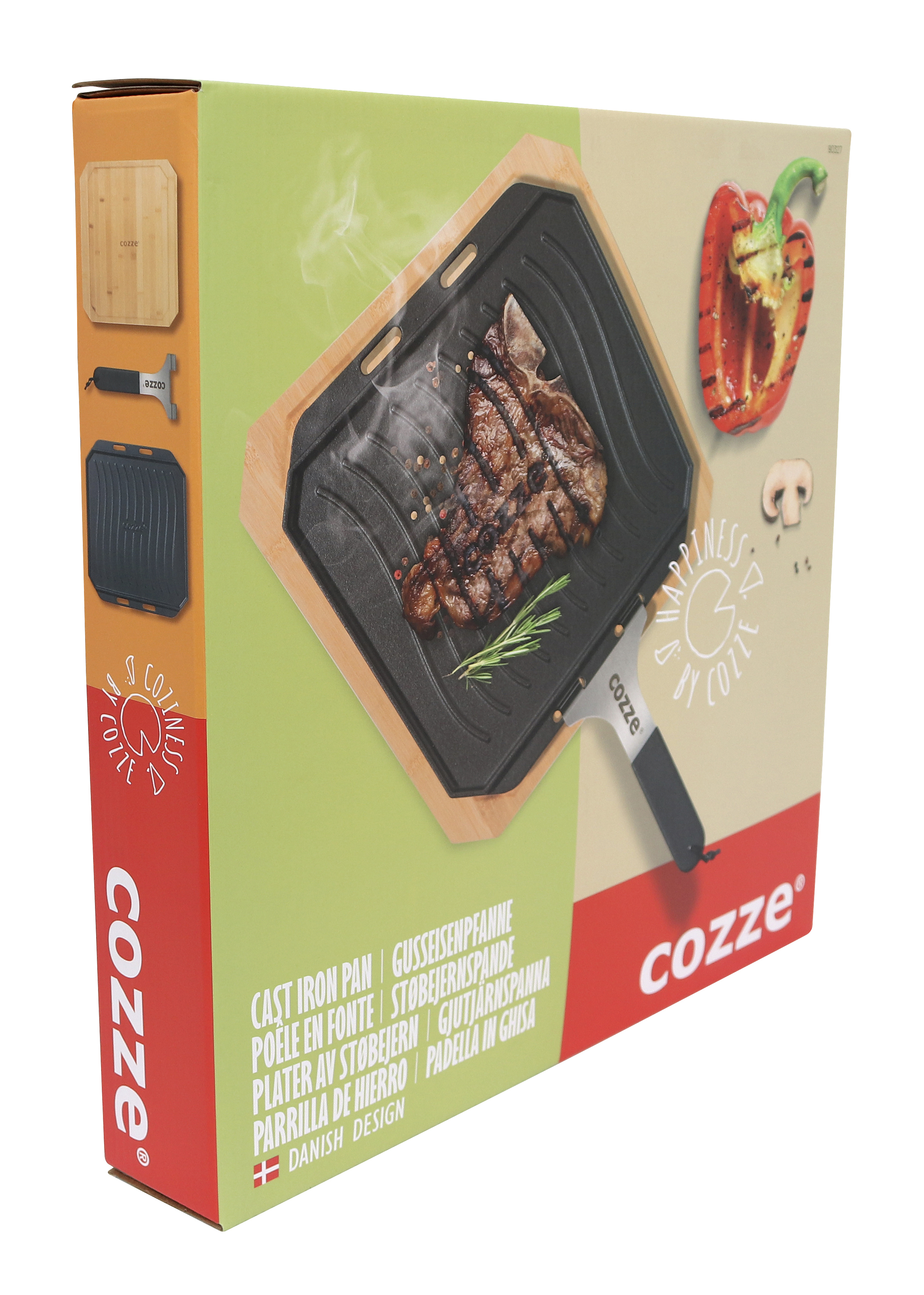 COZZE STØPEJERNSPANNE 30X30 CM