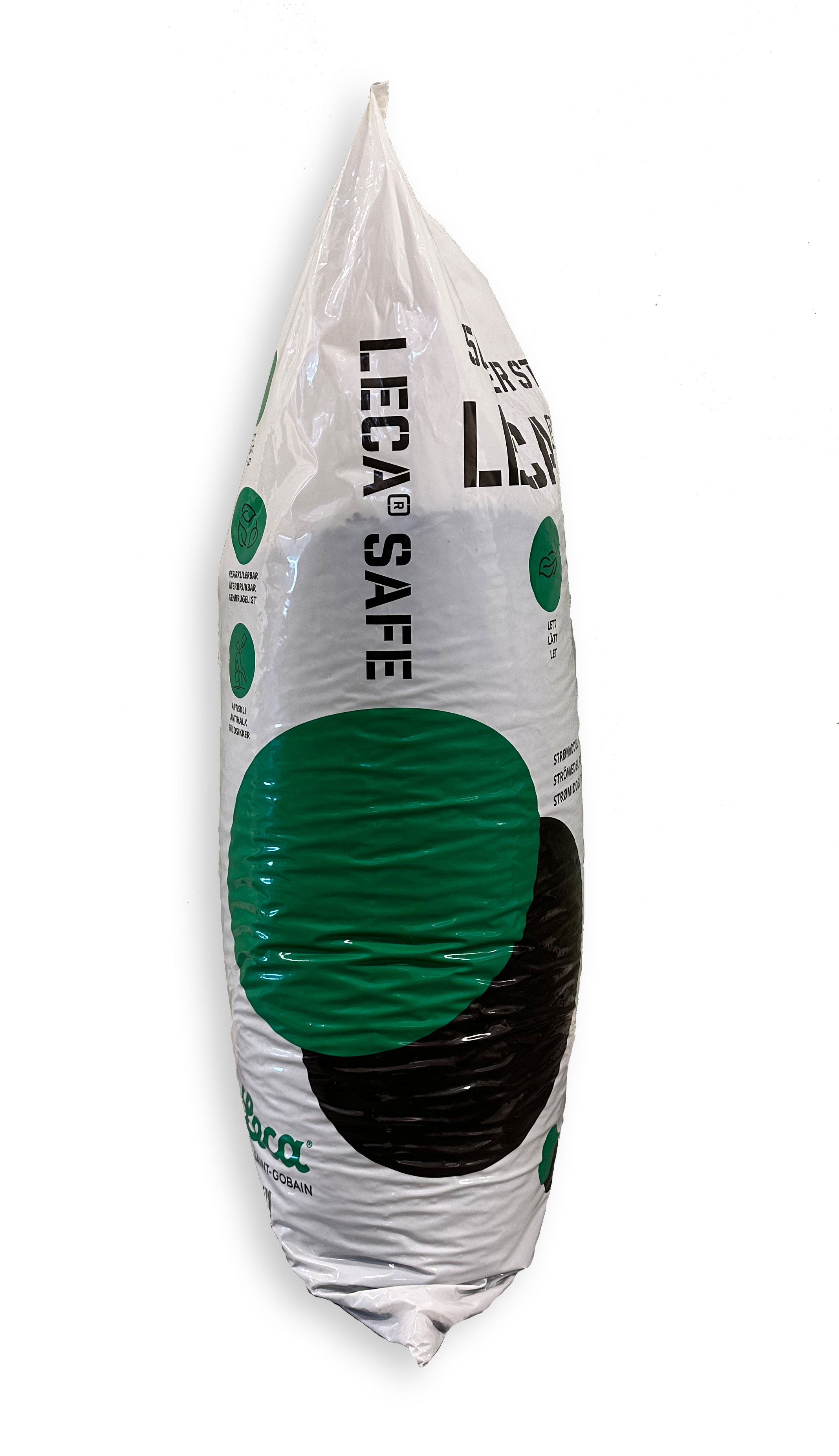 LECA SAFE STRØMIDDEL 50 L SEKK