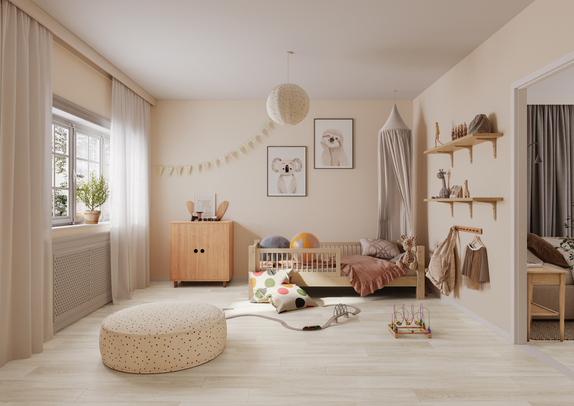 VINYL 4M NATURE OAK WHITE
