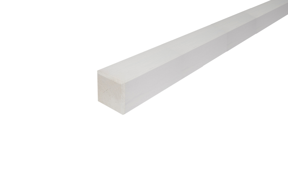 STOLPE 90MM 100CM HVIT