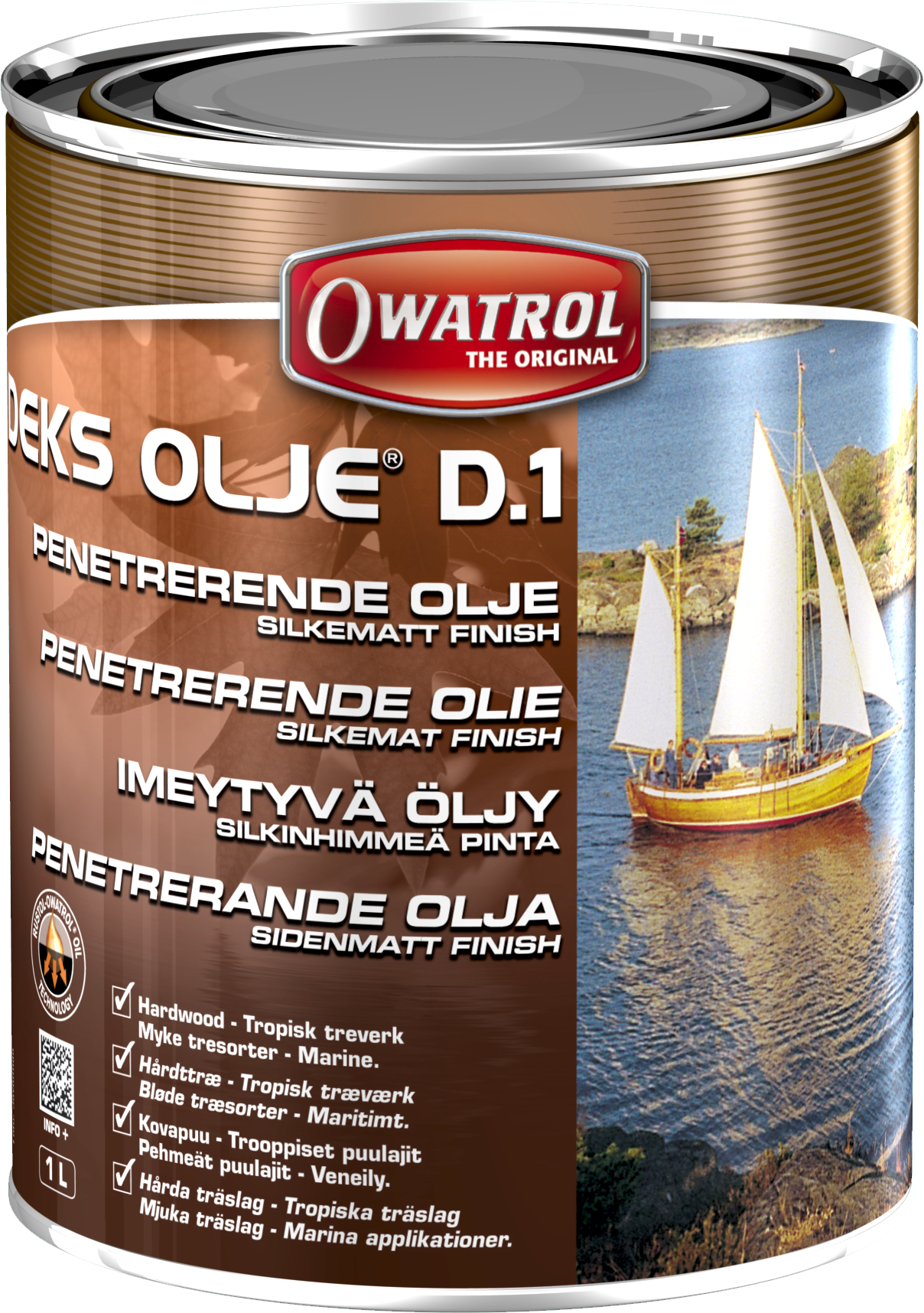 TREOLJE 1L DEKSOLJE D1