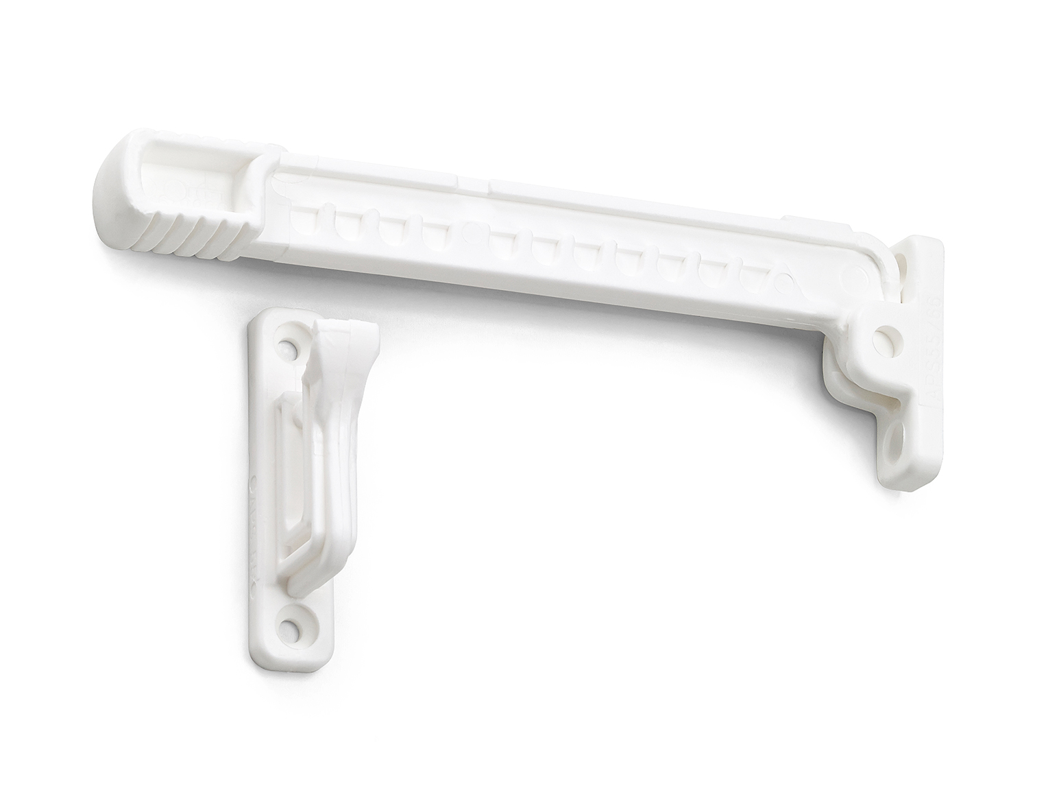VINDUSHOLDER 55 HVIT PLAST SB