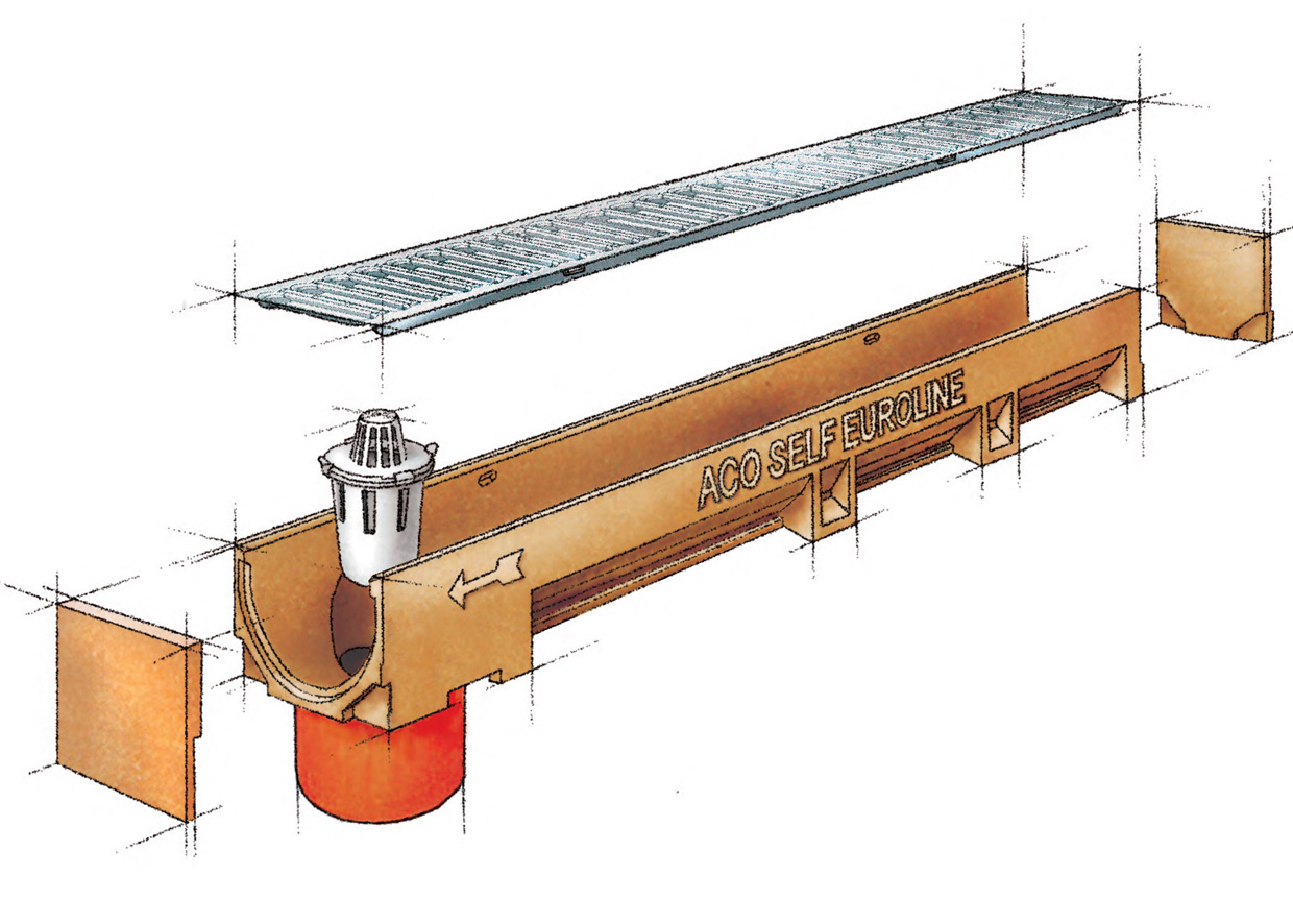 RENNE 1M M/GALV SPALTERIST