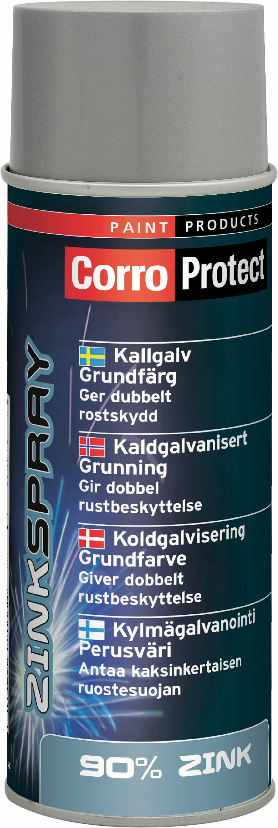RUSTBEHANDL ZINK GRUNNING 400ML