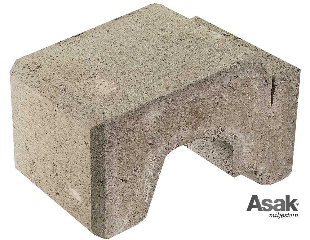 ST.MUR MINI 1/1-STEIN GRÅ