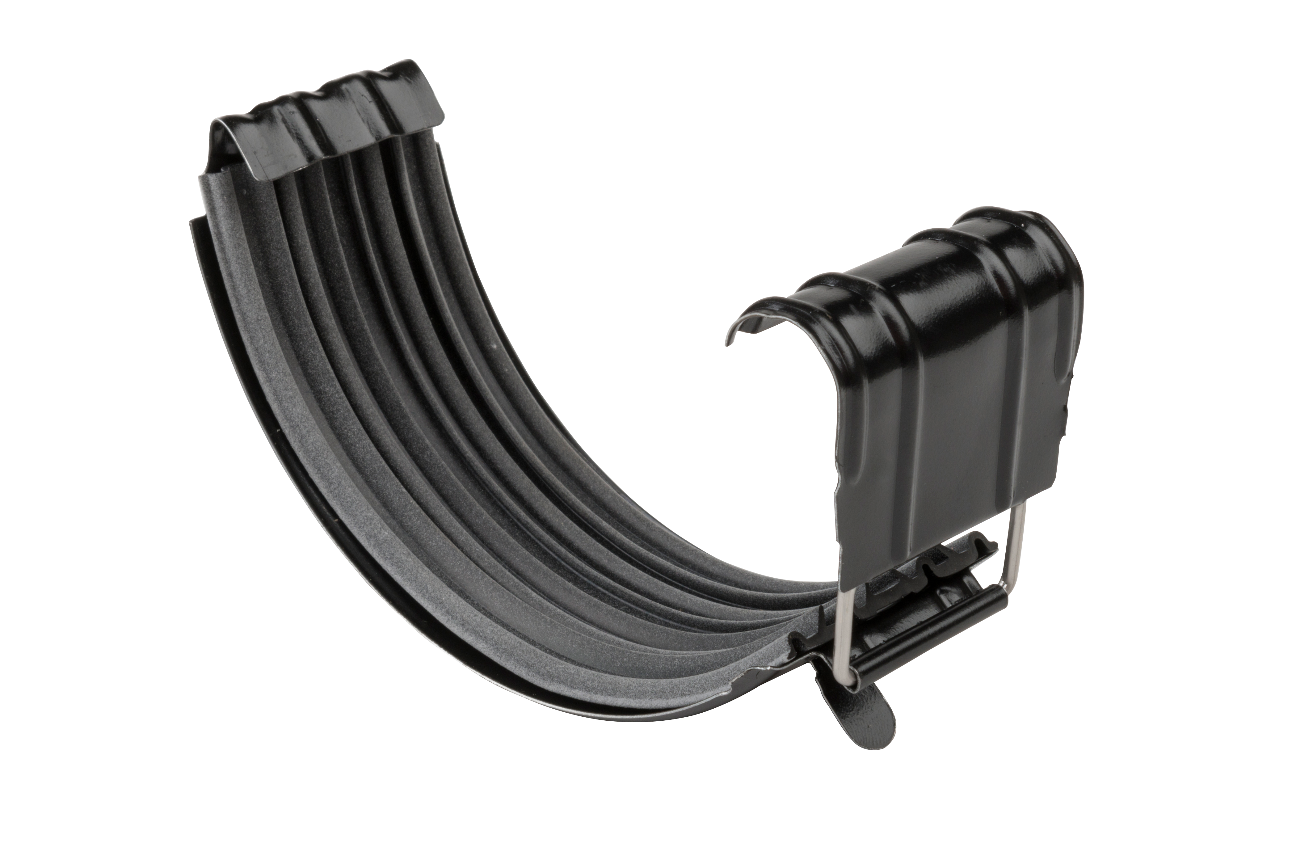 RENNESKJØT M/PAKN STÅL 125MM SORT