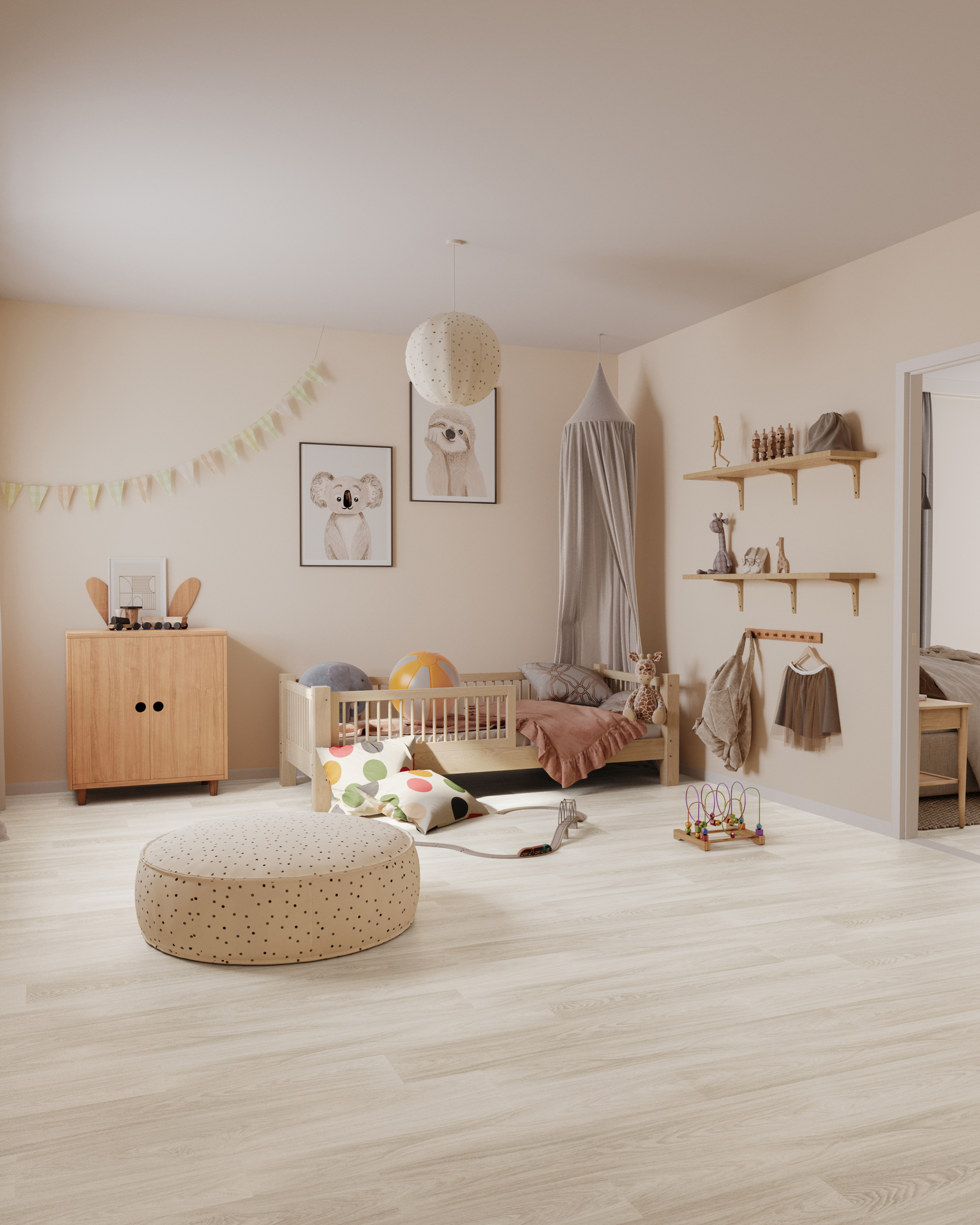 VINYL 4M NATURE OAK WHITE