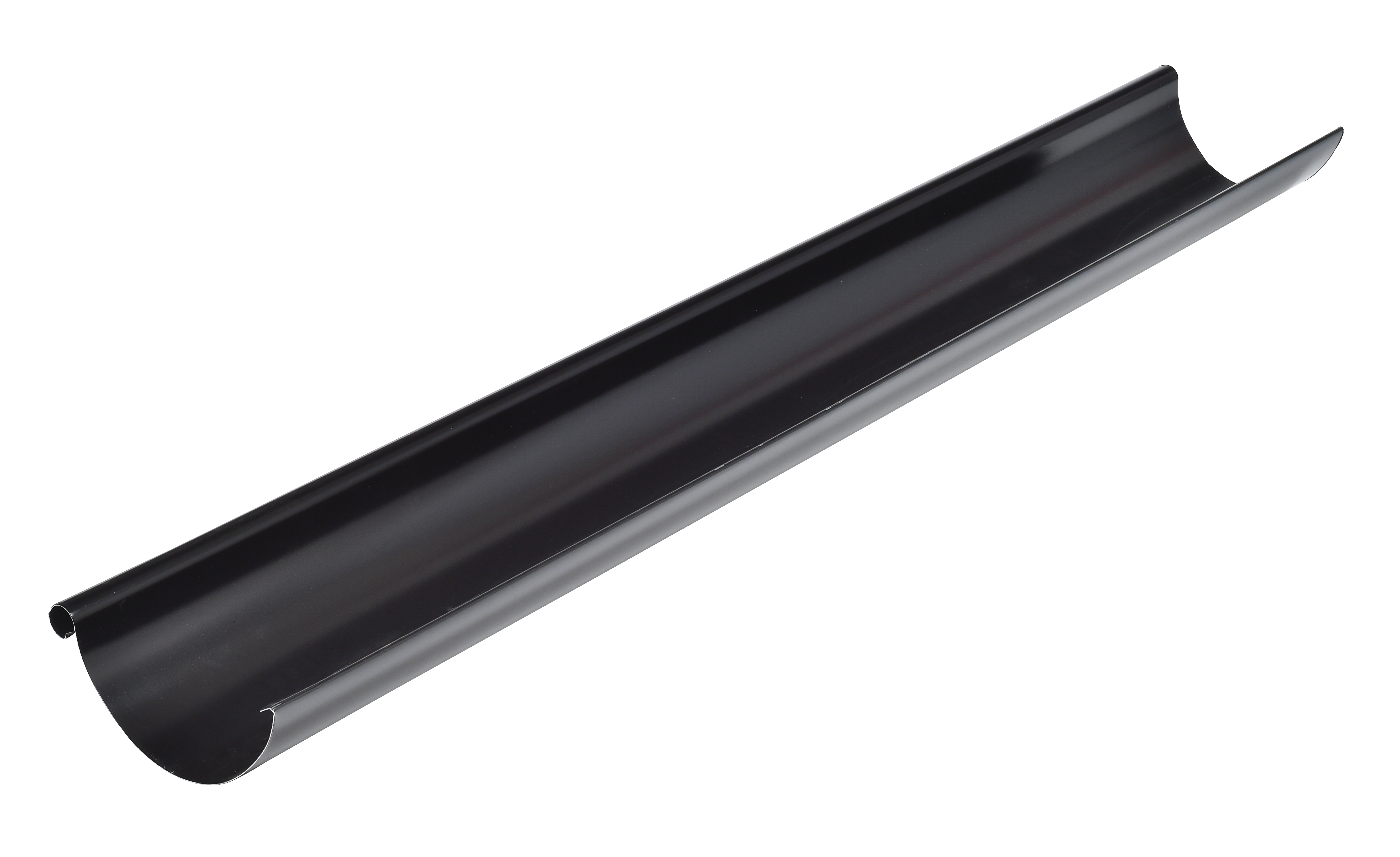 TAKRENNE STÅL 125MM 4M SORT ISOLA