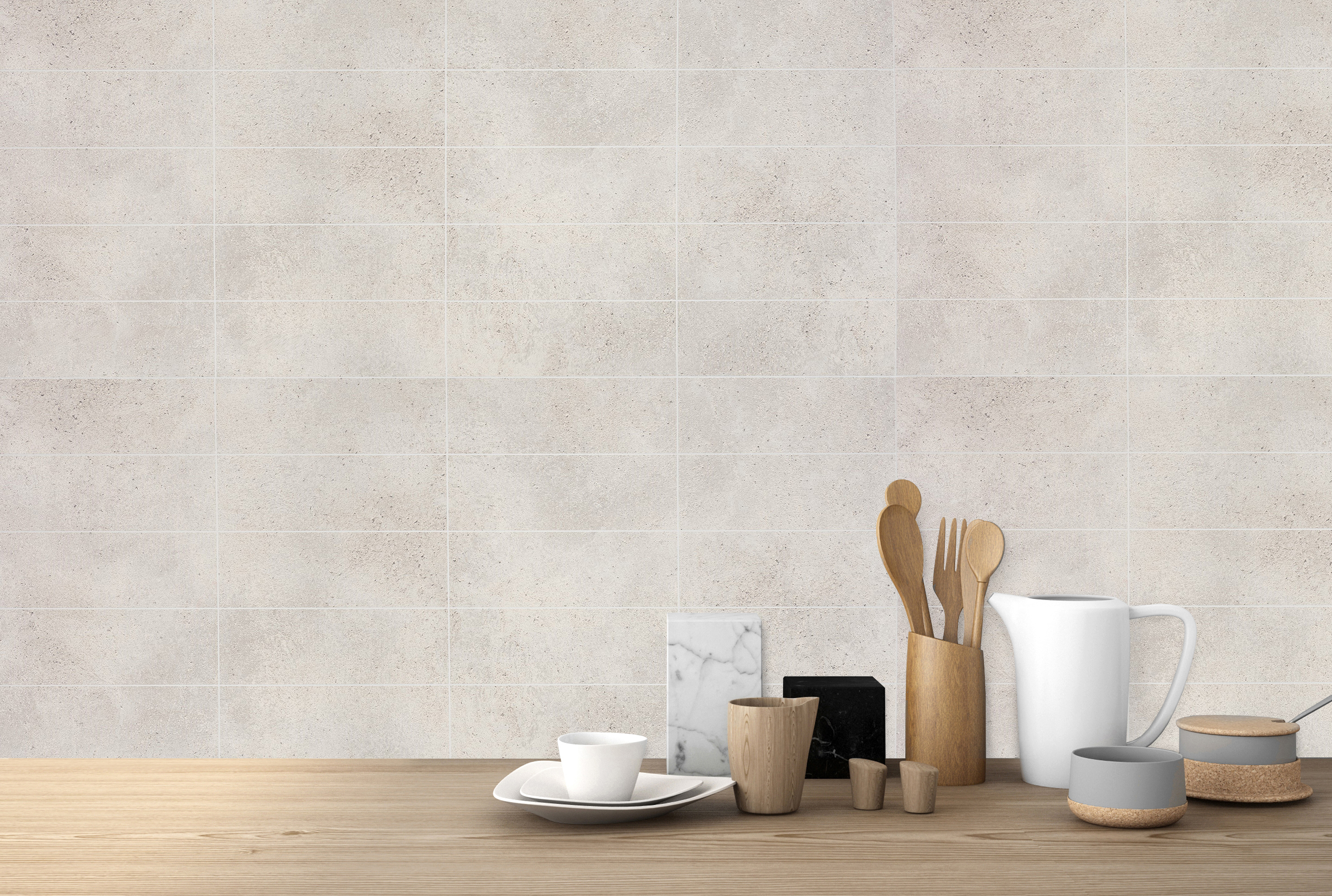 KJØKKENPLATE NATURBETONG 10X30