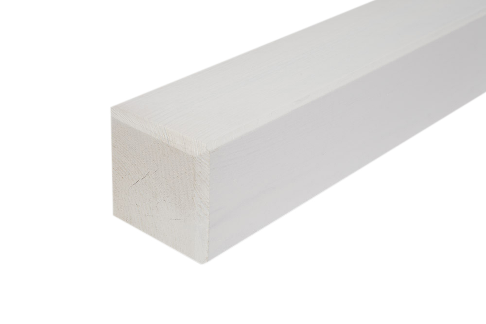 STOLPE 90MM 100CM HVIT