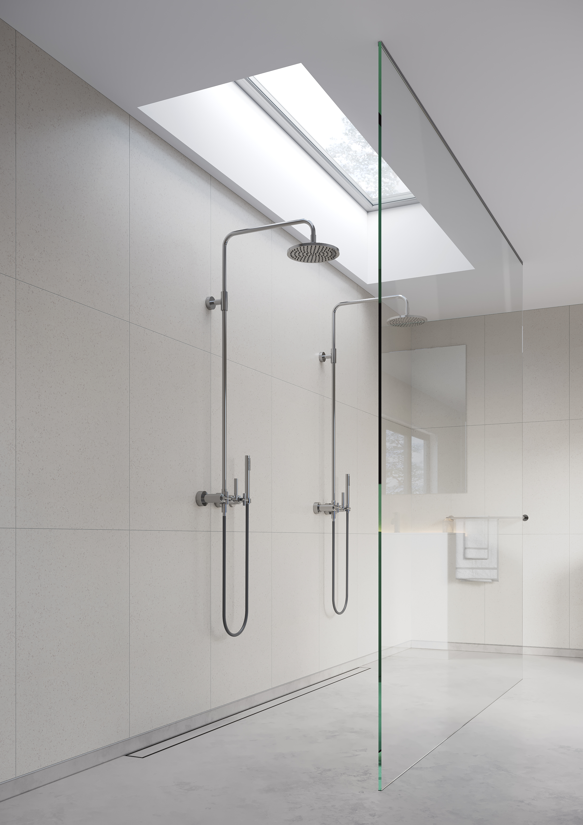 BADEROMSP 4001M6080 TERRAZZO LIGHT