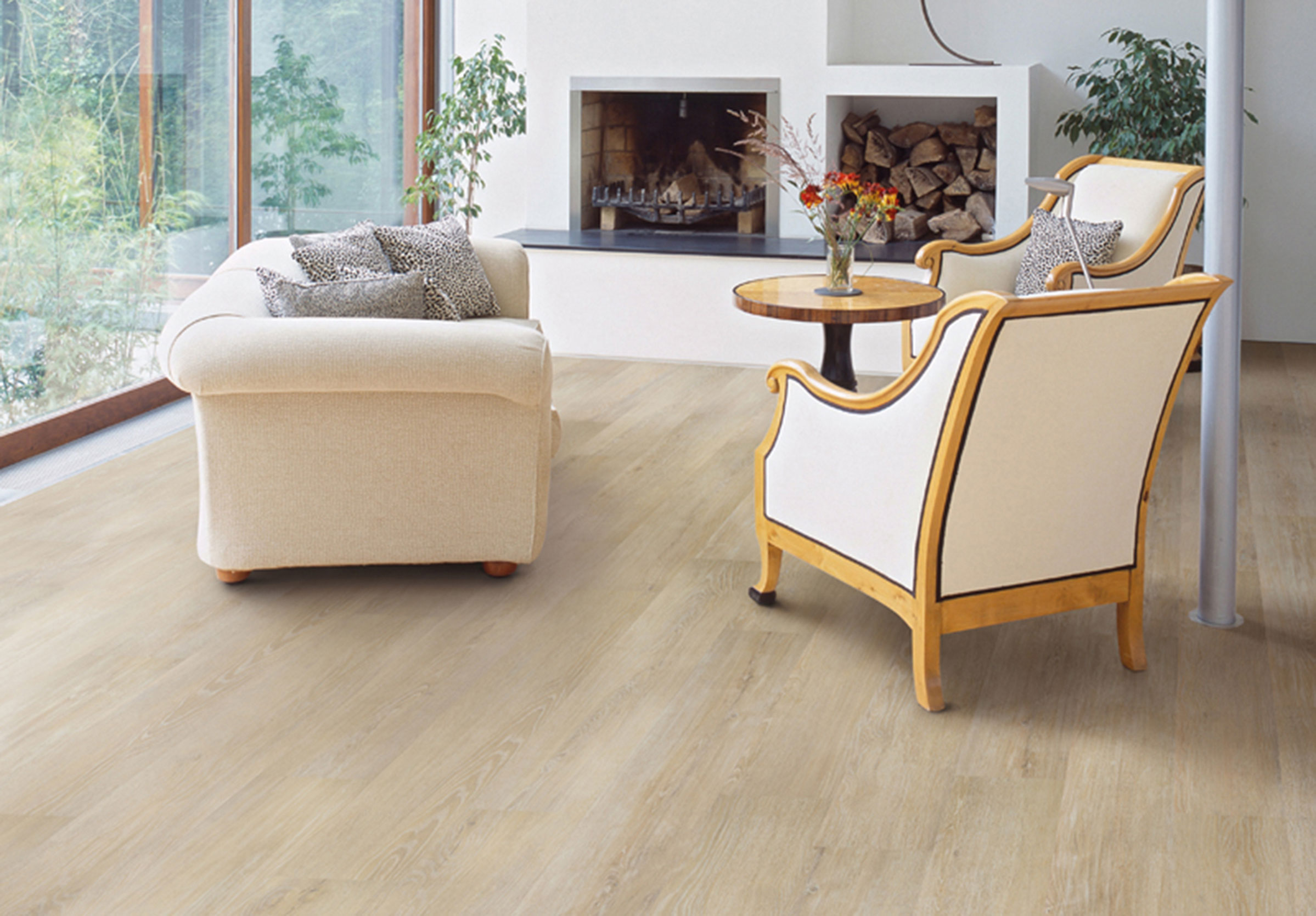KORKGULV WOOD GO CHALK OAK