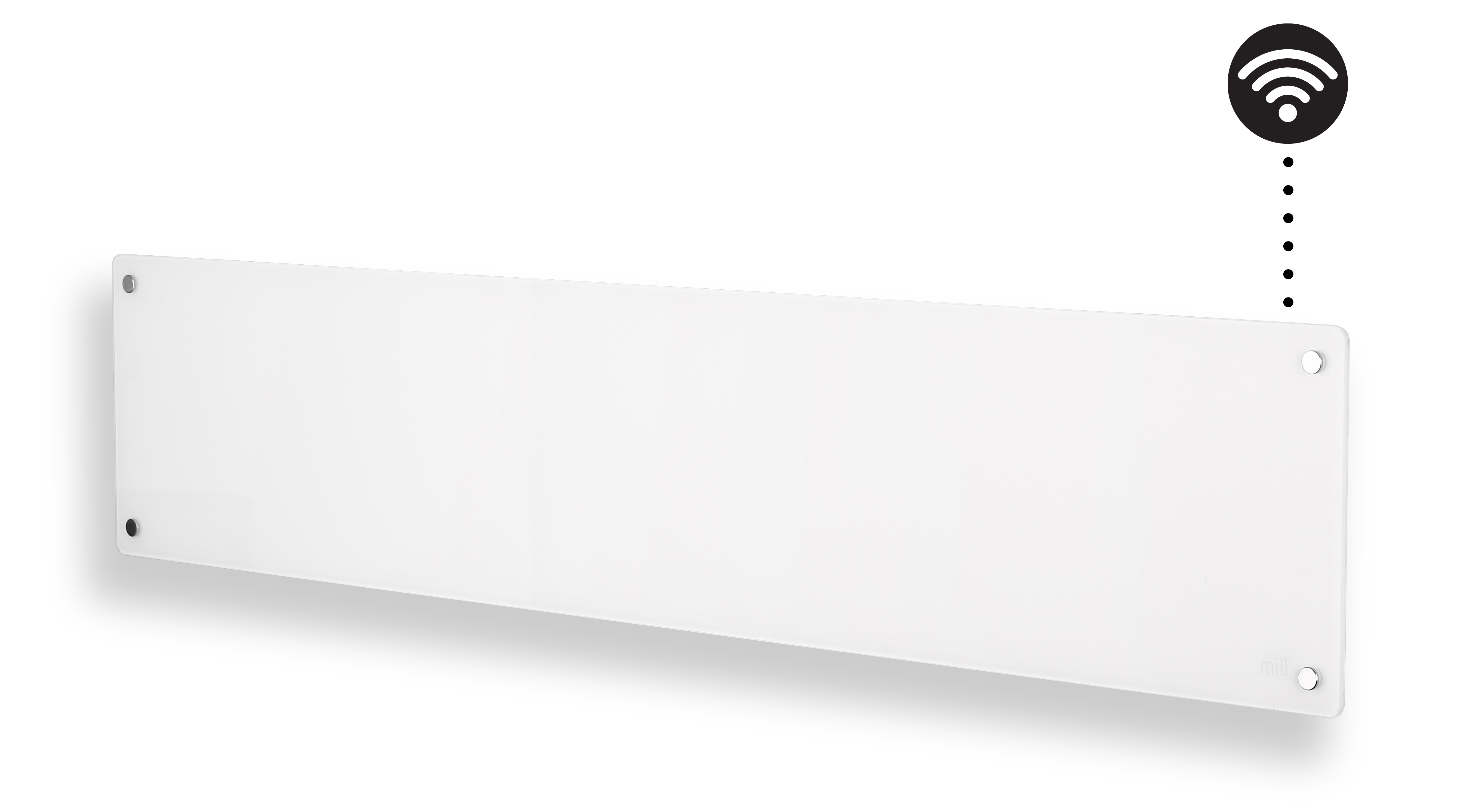 PANELOVN GLASS WIFI LIST 1050W HVIT