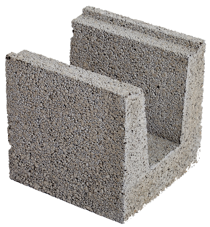 LECA BASIC U-BLOKK LSX 25X25X25CM