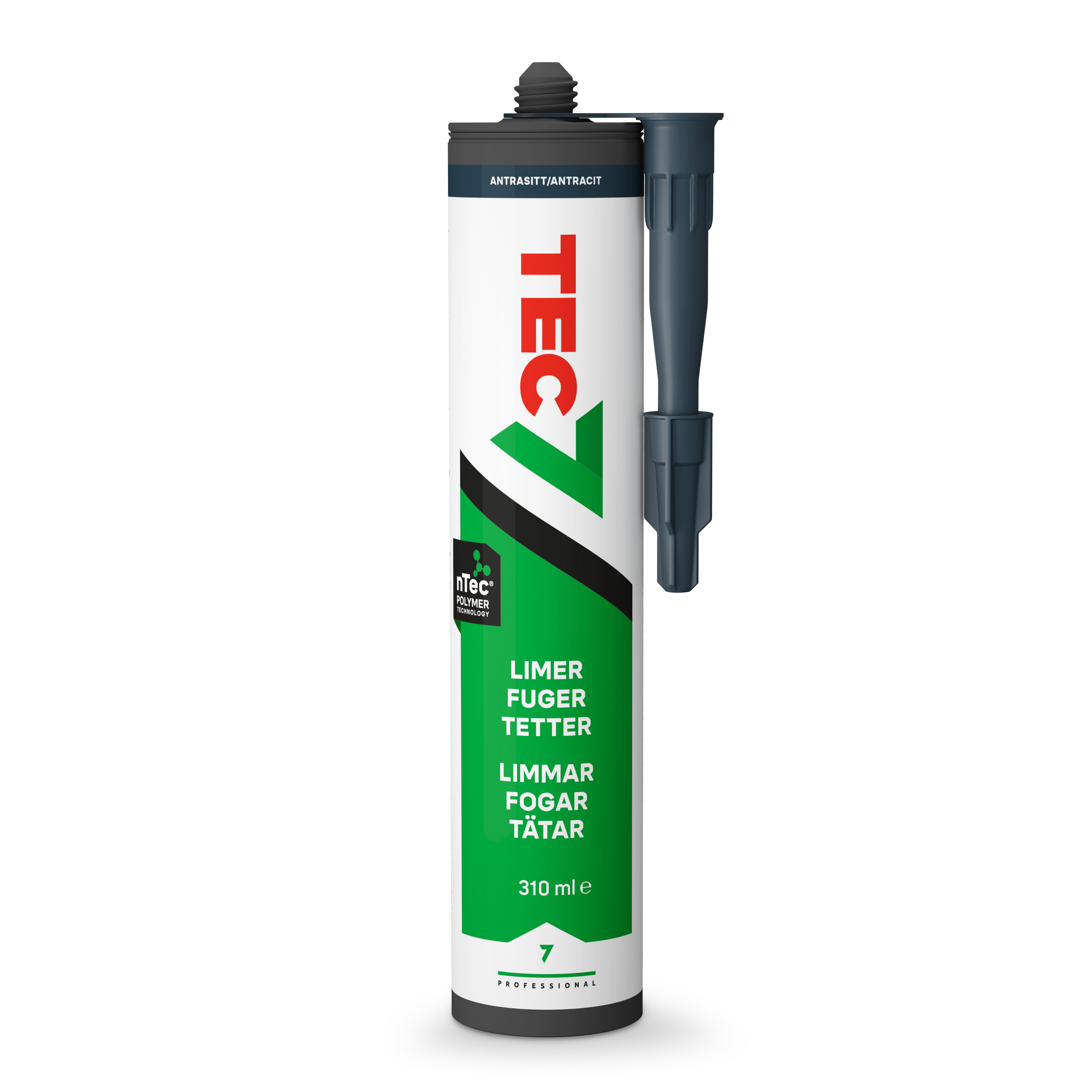 FUGEMASSE TEC7 ANTRASITT 310 ML
