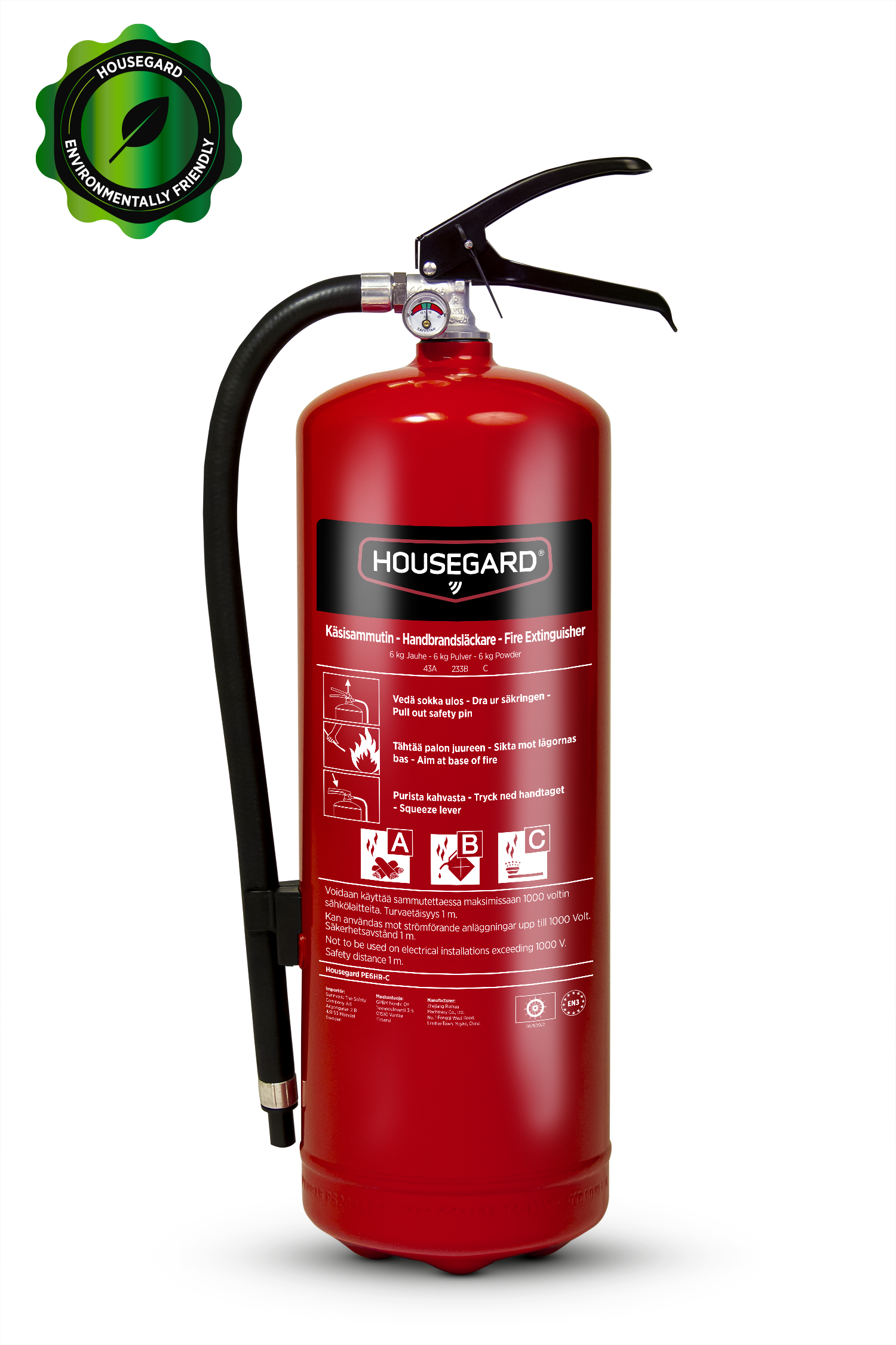 BRANNSLUKKER PULVER 6KG 43A PE6HR-C