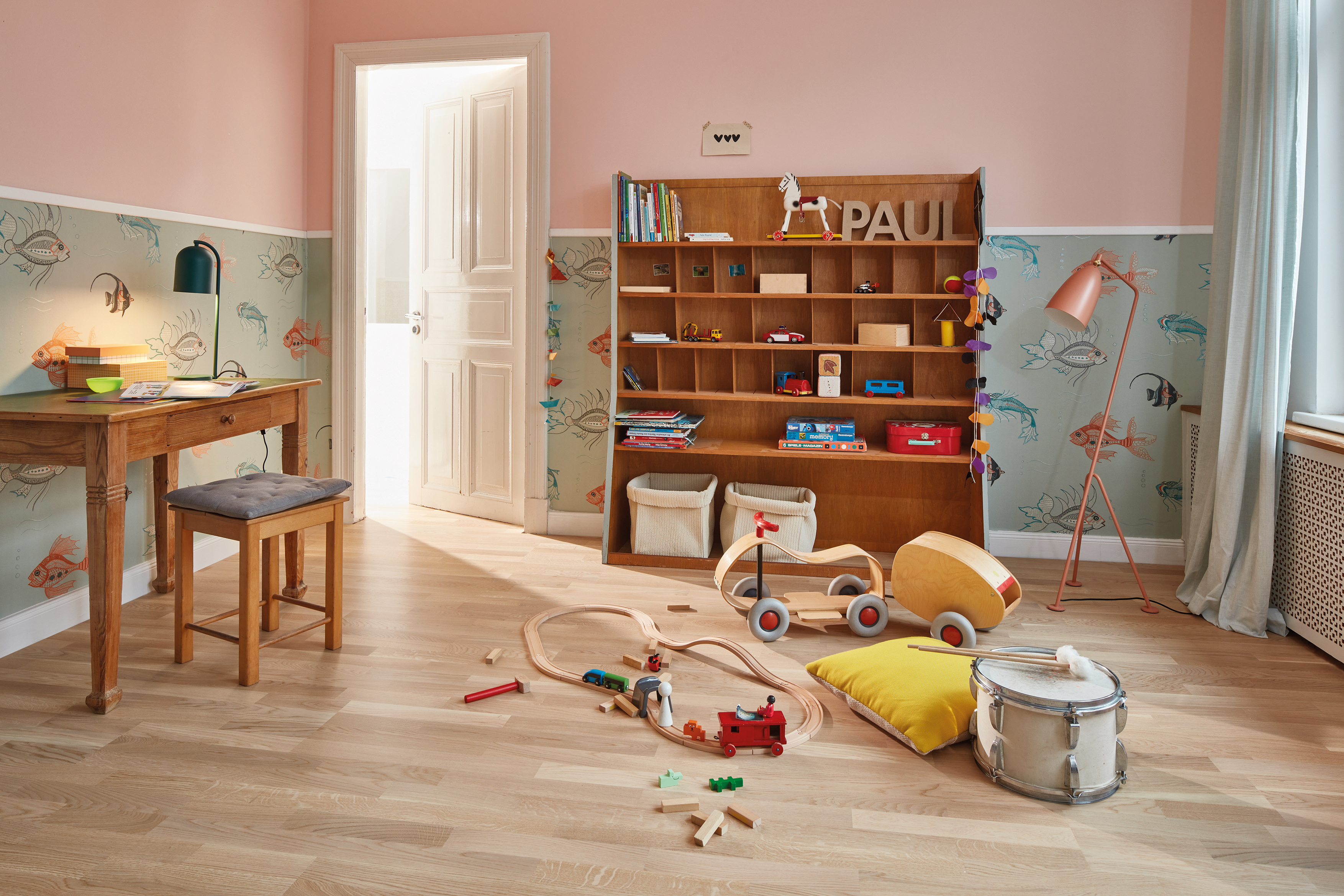 PARKETT EIK HVIT CONCERTO 3S ML