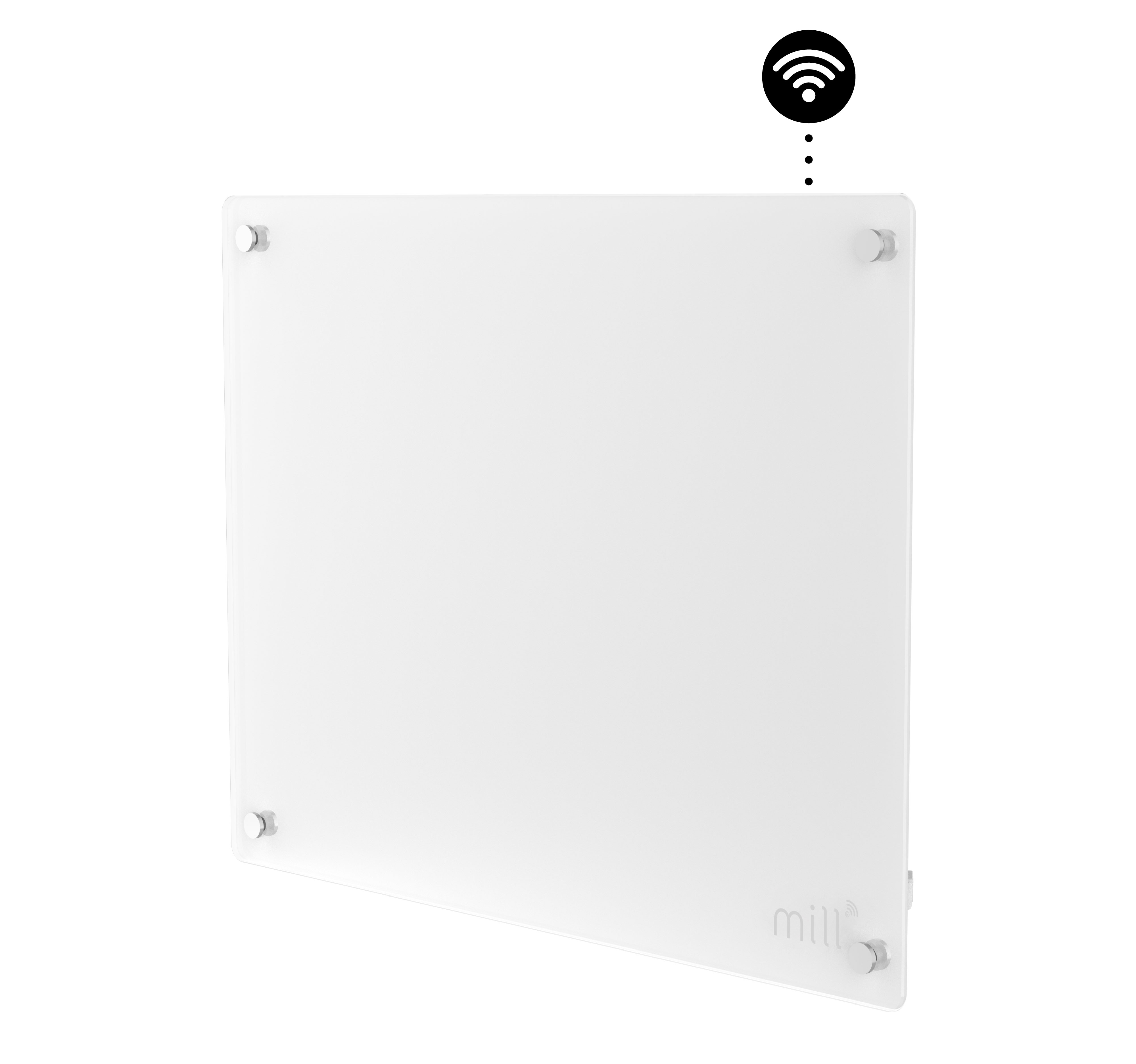 PANELOVN GLASS WIFI 400W HVIT