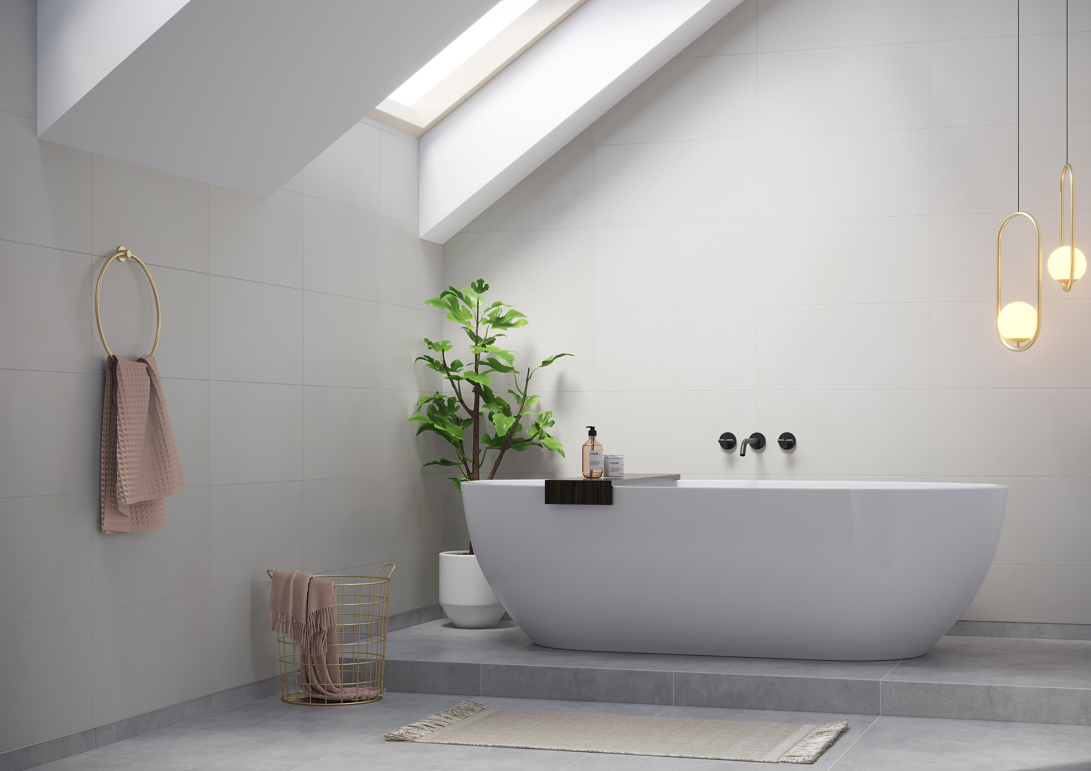 BADEROMSP 2145M6030 GREY CEMENT