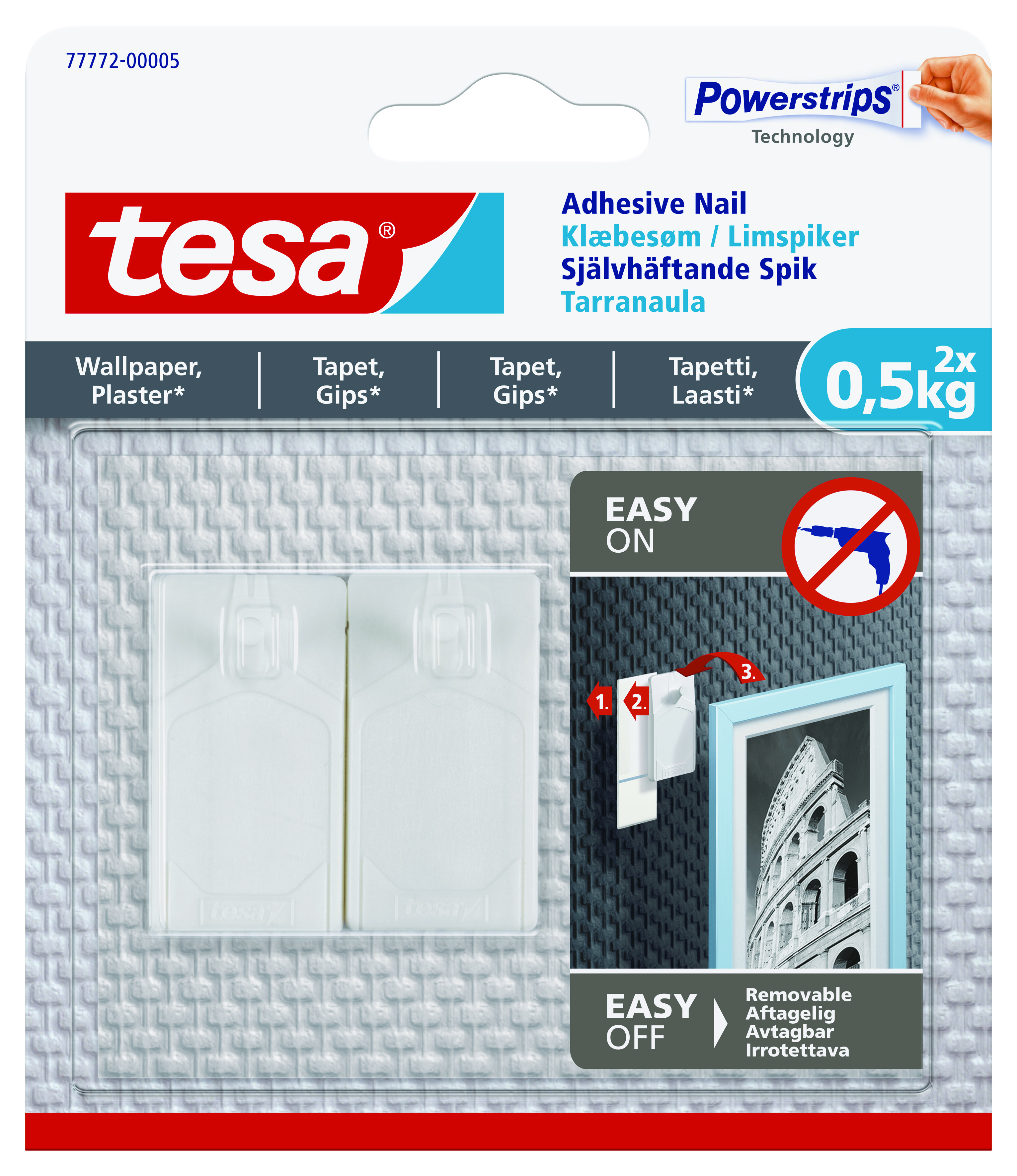 LIMSPIKER 2 STK TIL TAPET 0,5 KG