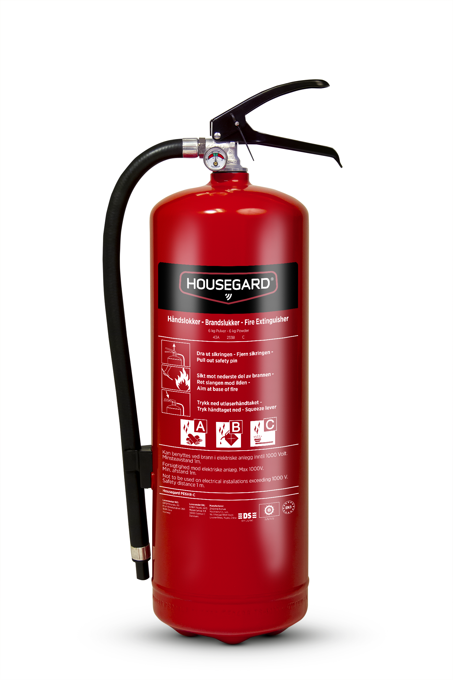BRANNSLUKKER PULVER 6KG 43A PE6HR-C