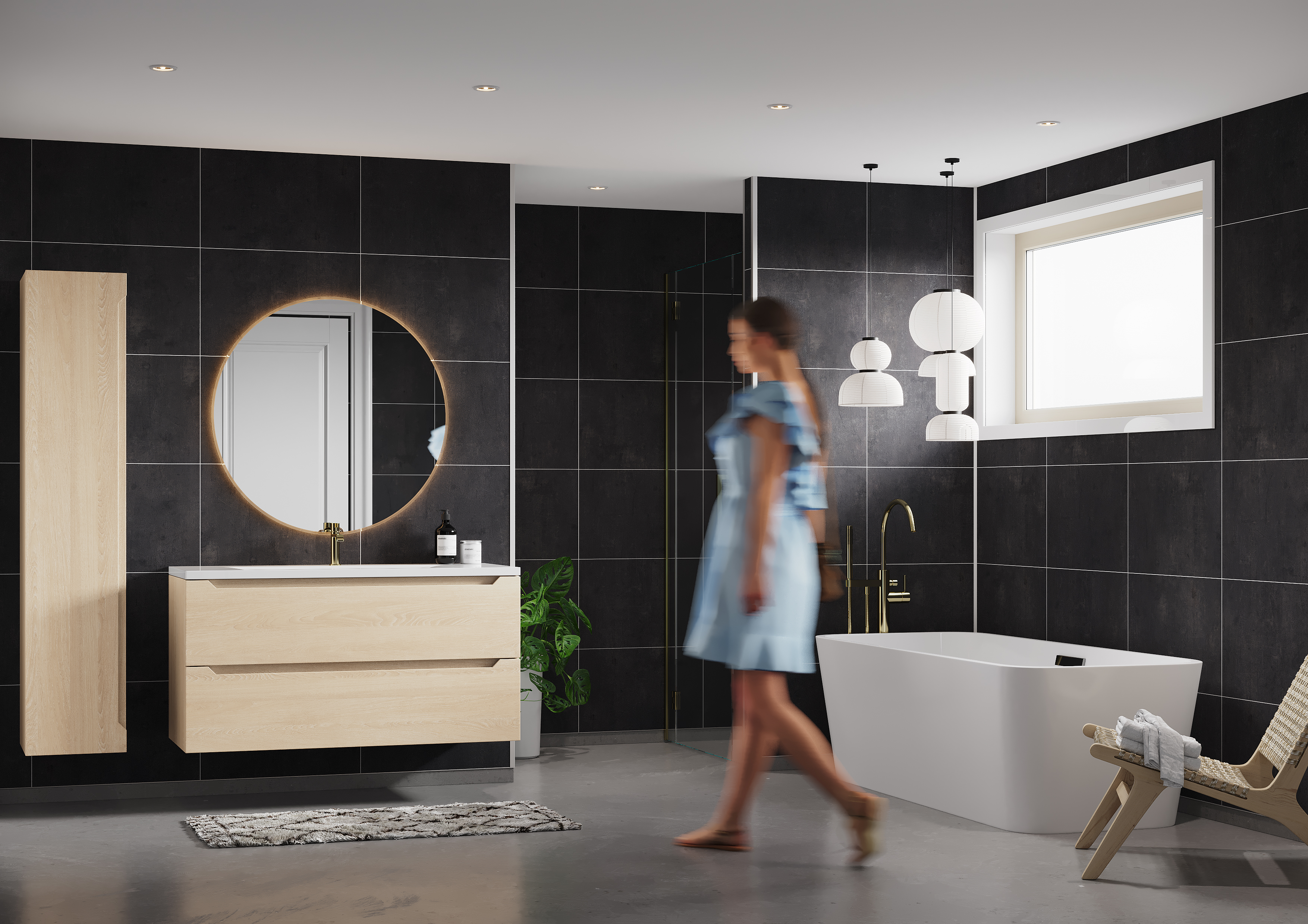 BADEROMSP 8056M6040 LENTINI DARK