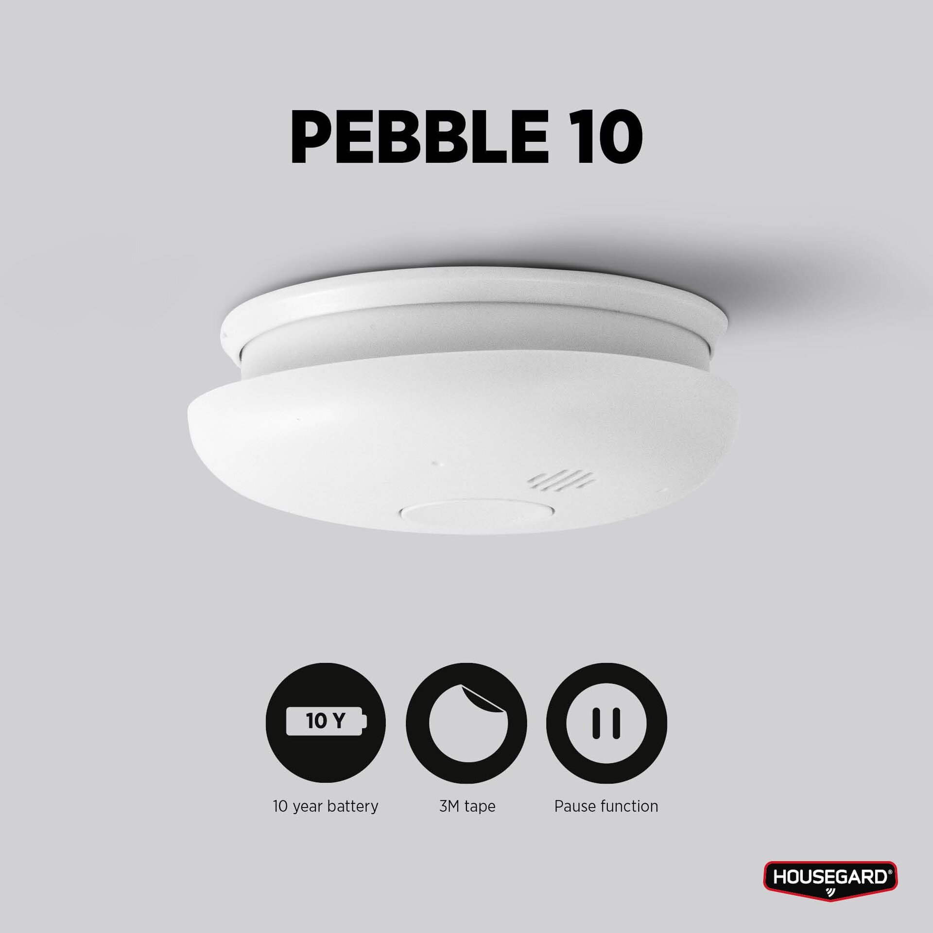 RØYKVARSLER HOUSEGARD PEBBLE 10