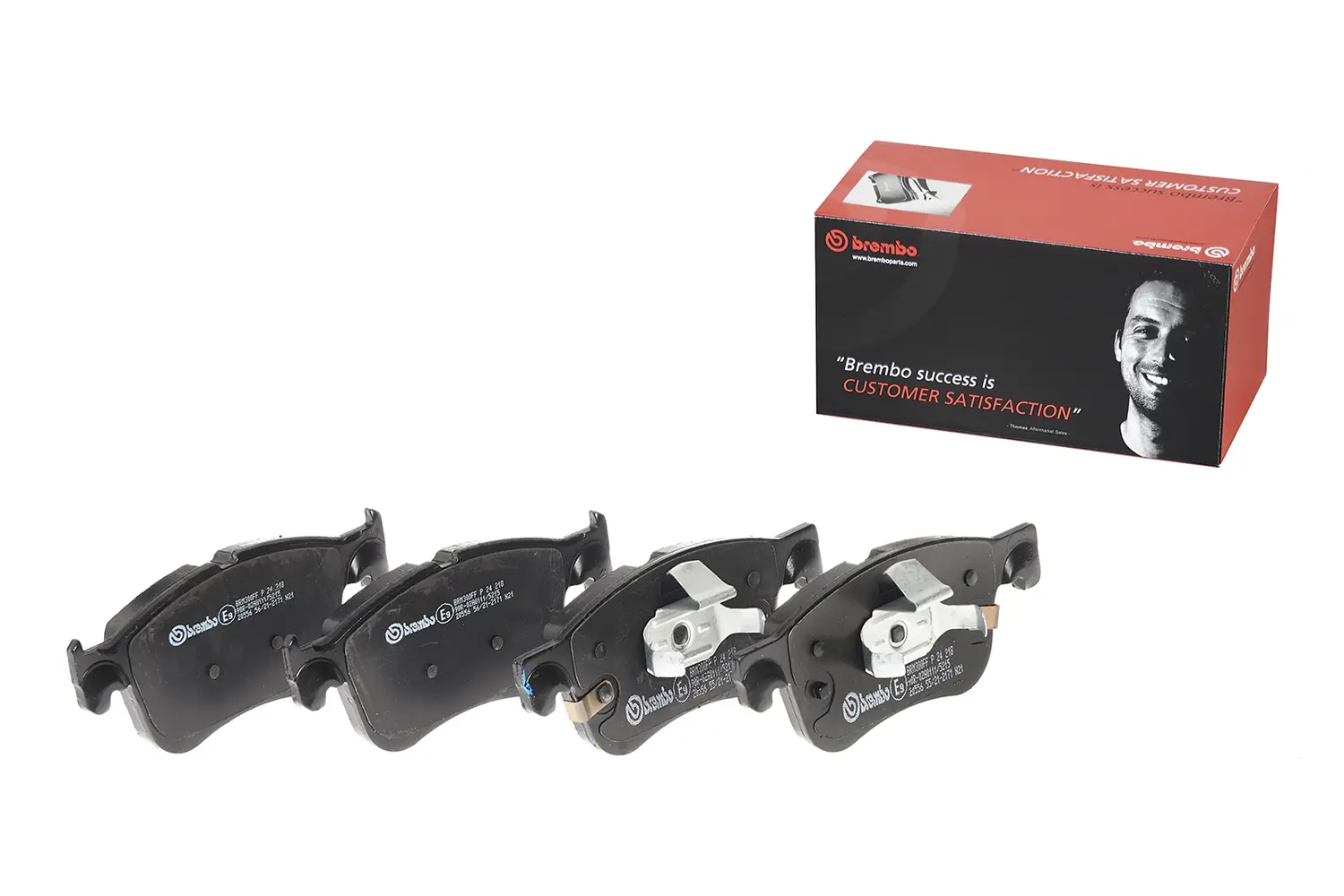 Brembo P 24 218 front brake pad set