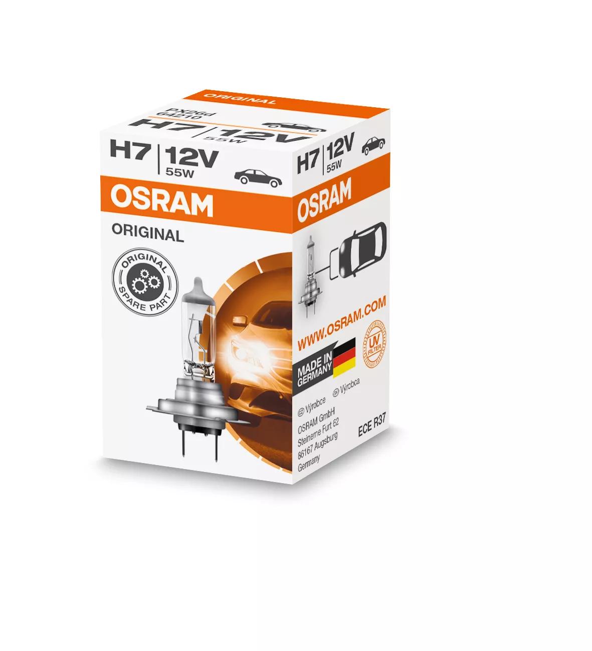 OSRAM ORIGINAL LINE H7 64210 bulb, alternative view
