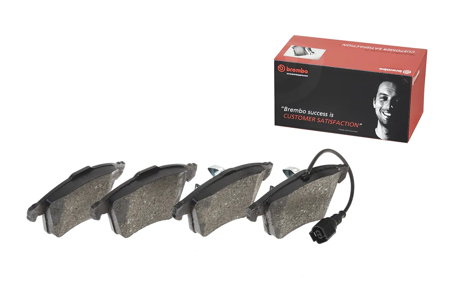 Brembo P 85 081 front brake pad set, second view