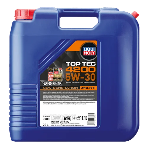 LIQUI MOLY Top Tec 4200 5W-30, jerrycan van 20 l