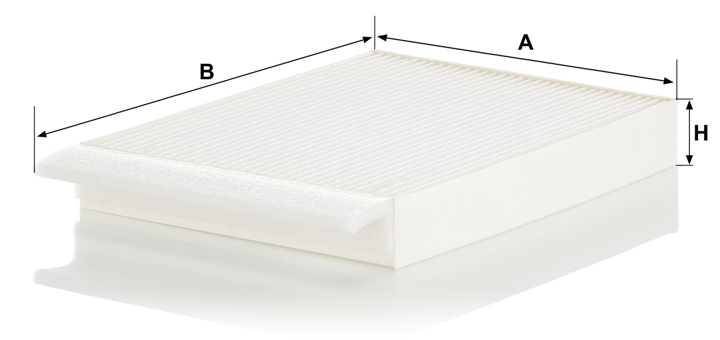 Dimension drawing of MANN-FILTER CU 30 012
