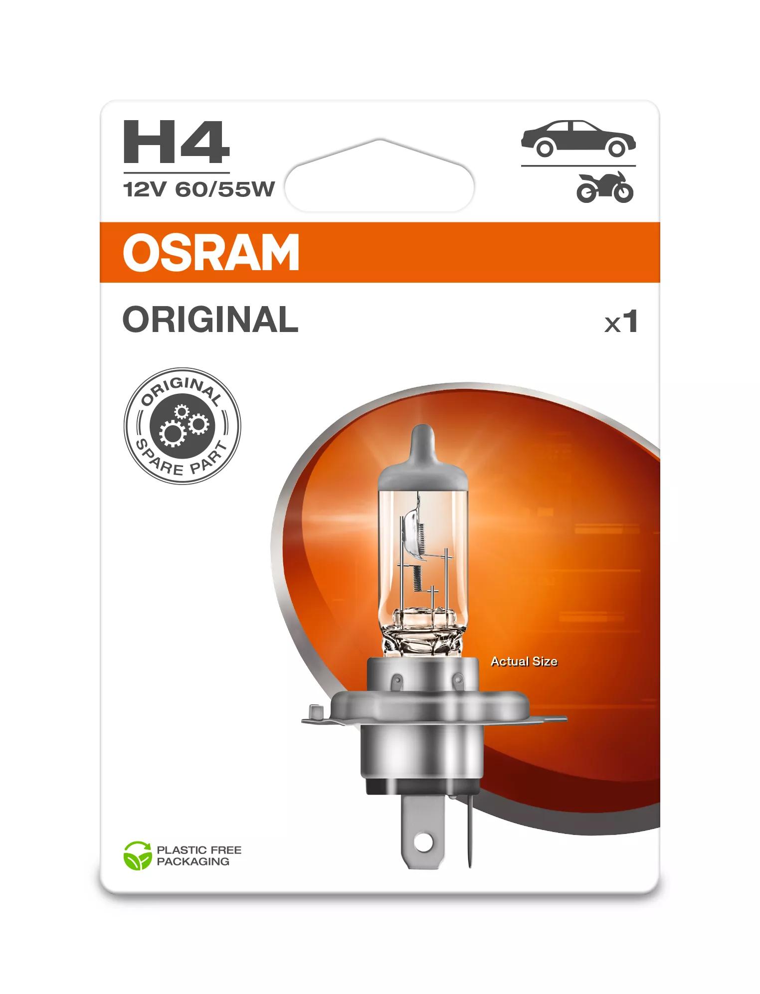 OSRAM ORIGINAL LINE H4 64193 in blisterverpakking
