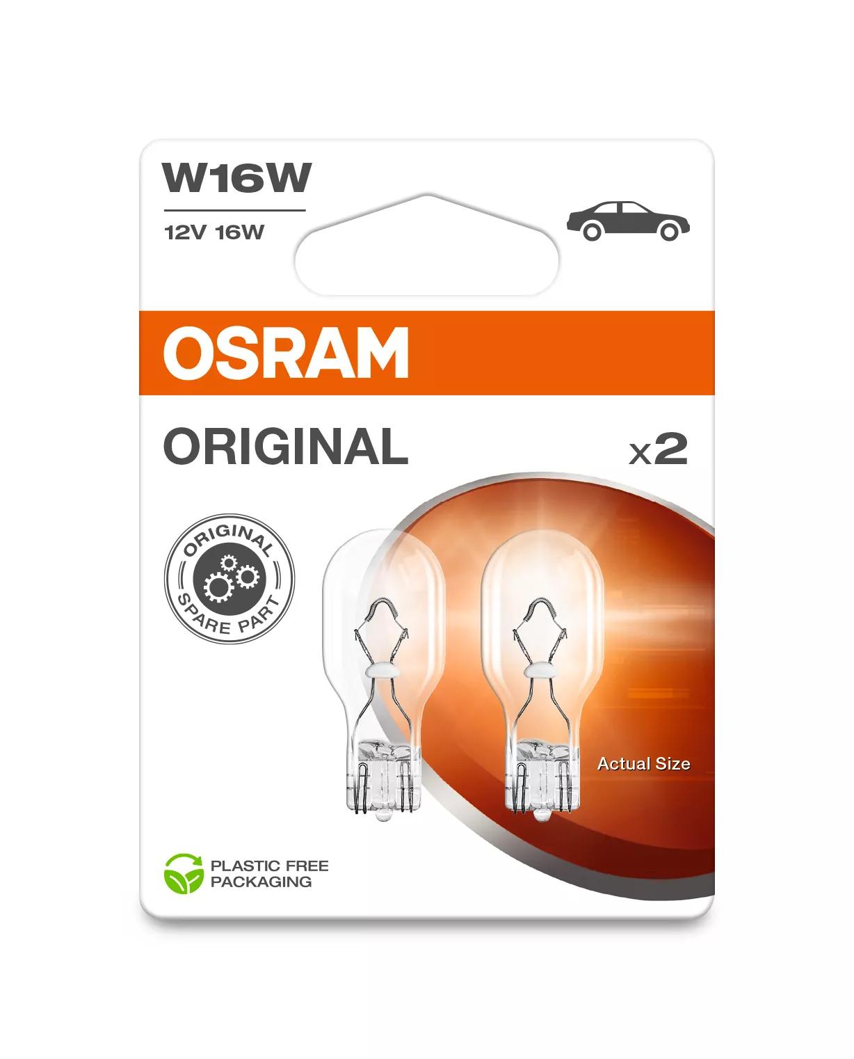OSRAM ORIGINAL W16W 921 in blister pack