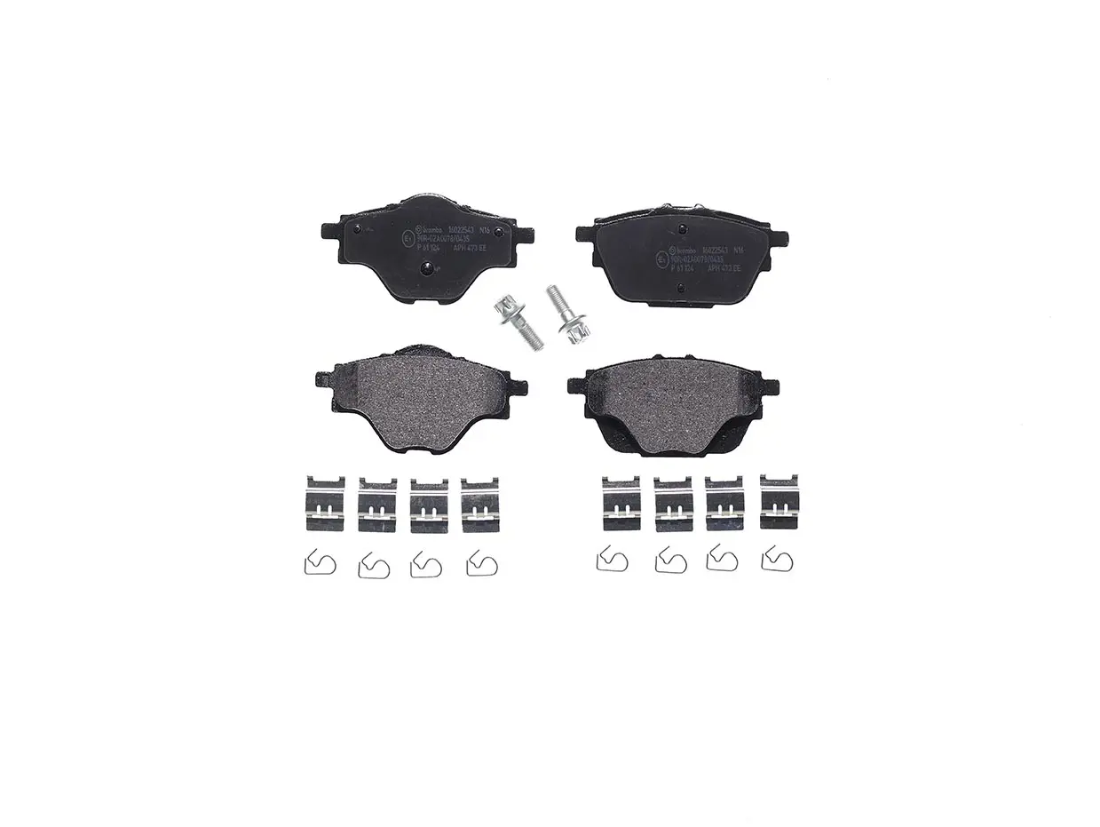 Brembo P 61 124 rear brake pad set, third view