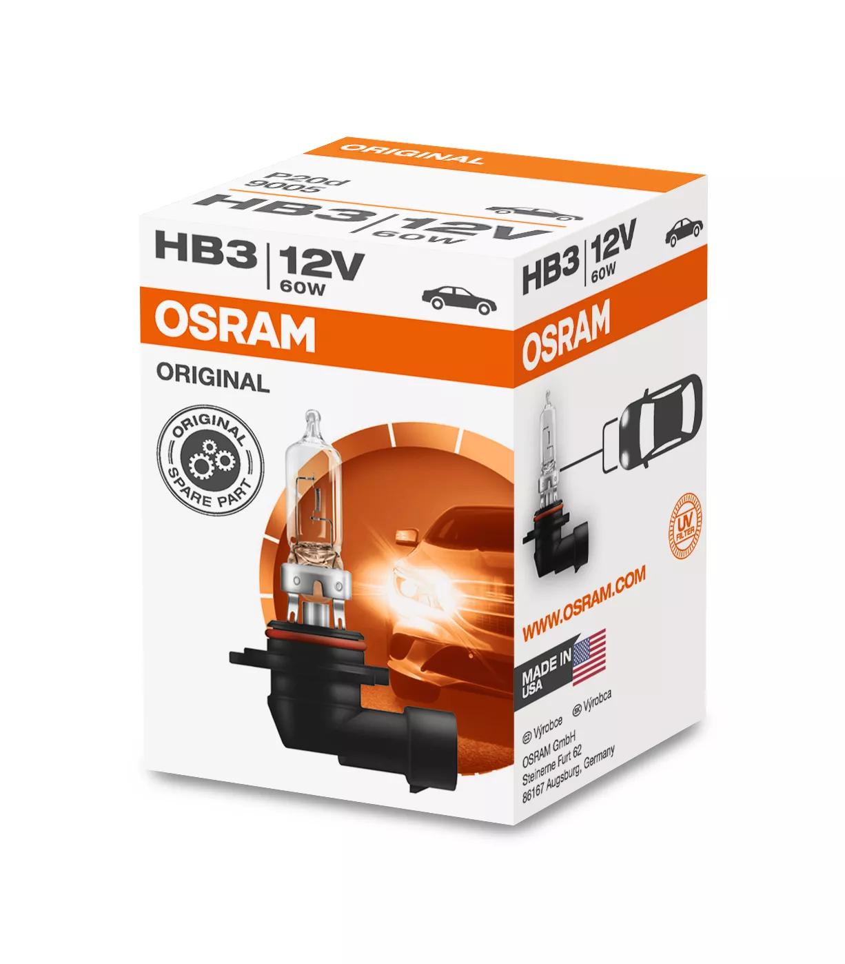 OSRAM ORIGINAL LINE HB3 9005 bulb, alternative view